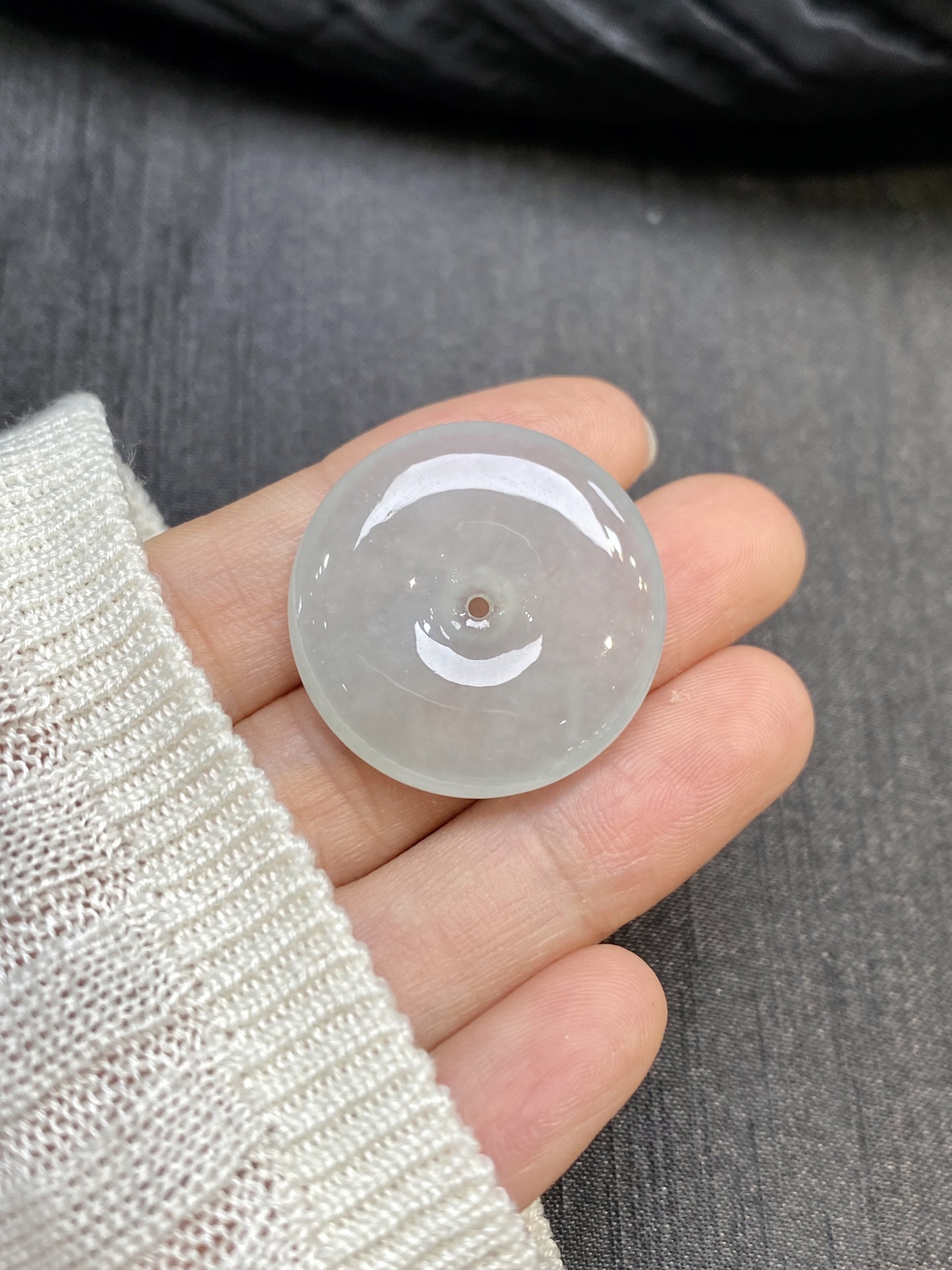 冰平安扣吊坠 裸·27.7-5.3mm