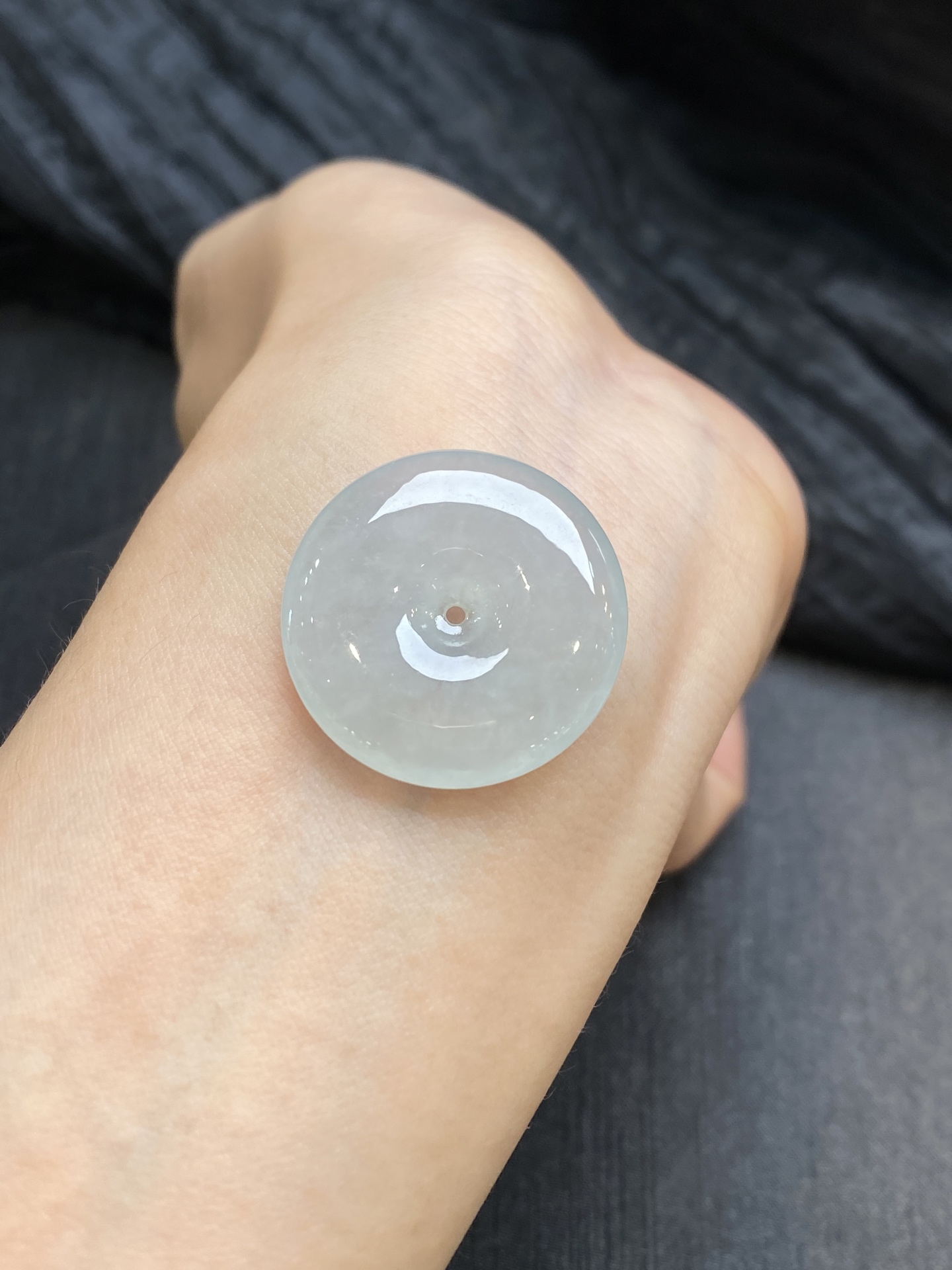 冰平安扣吊坠 裸·27.7-5.3mm