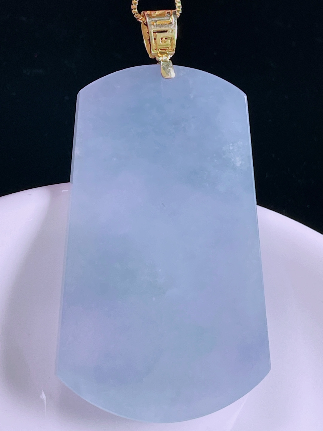 ️无事牌，老种起光，细底通透，尺寸：58.4。50/30/3.7mm0517