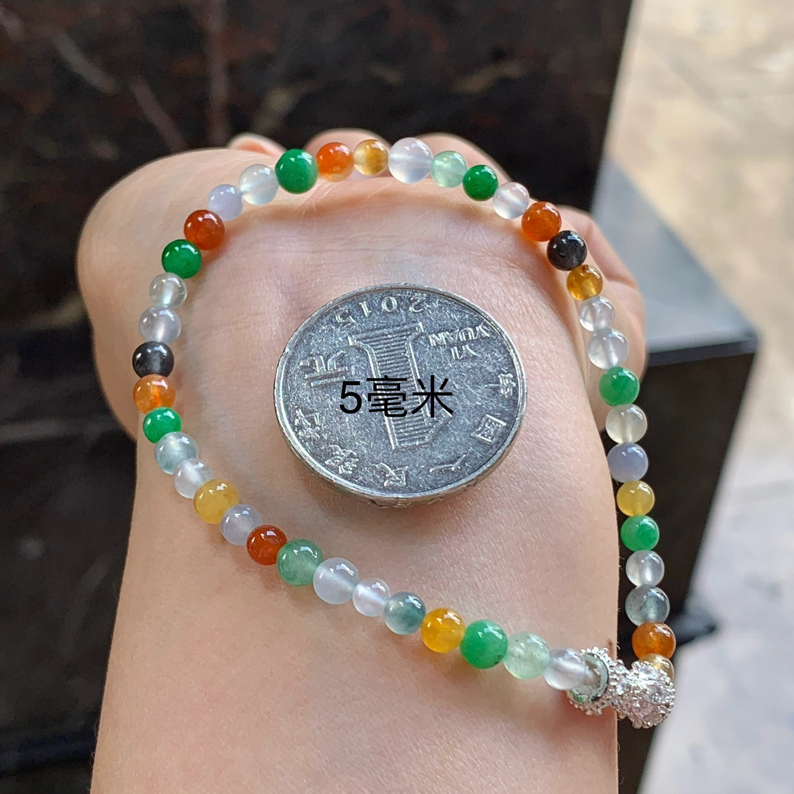多彩手串^_^鲜艳 冰透