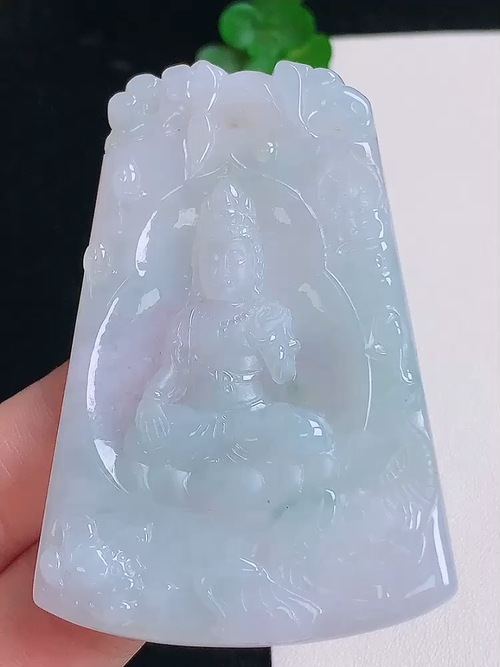 飘花普贤菩萨，无裂，尺寸69/45.9/5.3 №;y16385 13