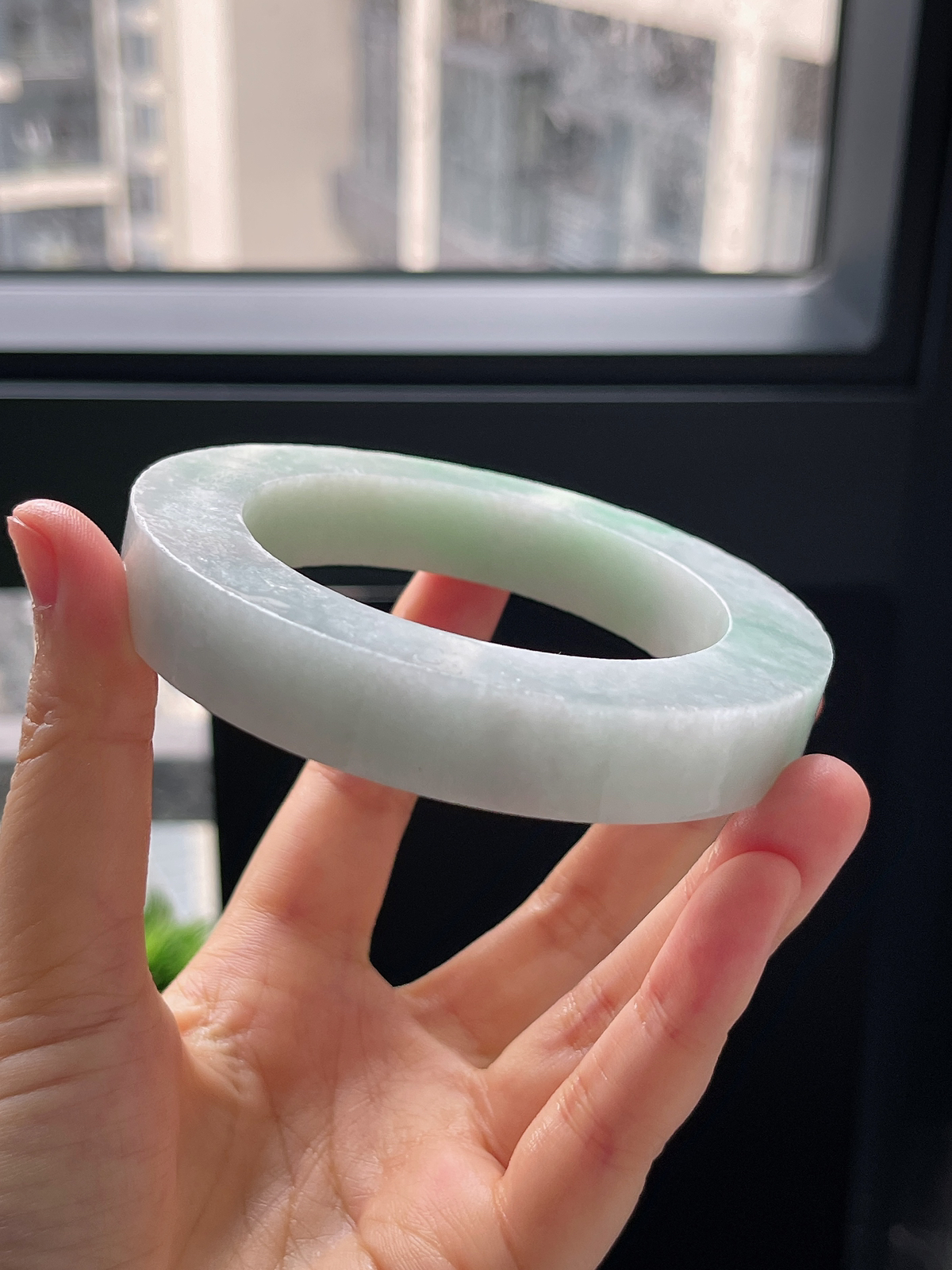 翡翠毛胚，⭕️正圈最大做67，圆条最大做63；最小做58.4