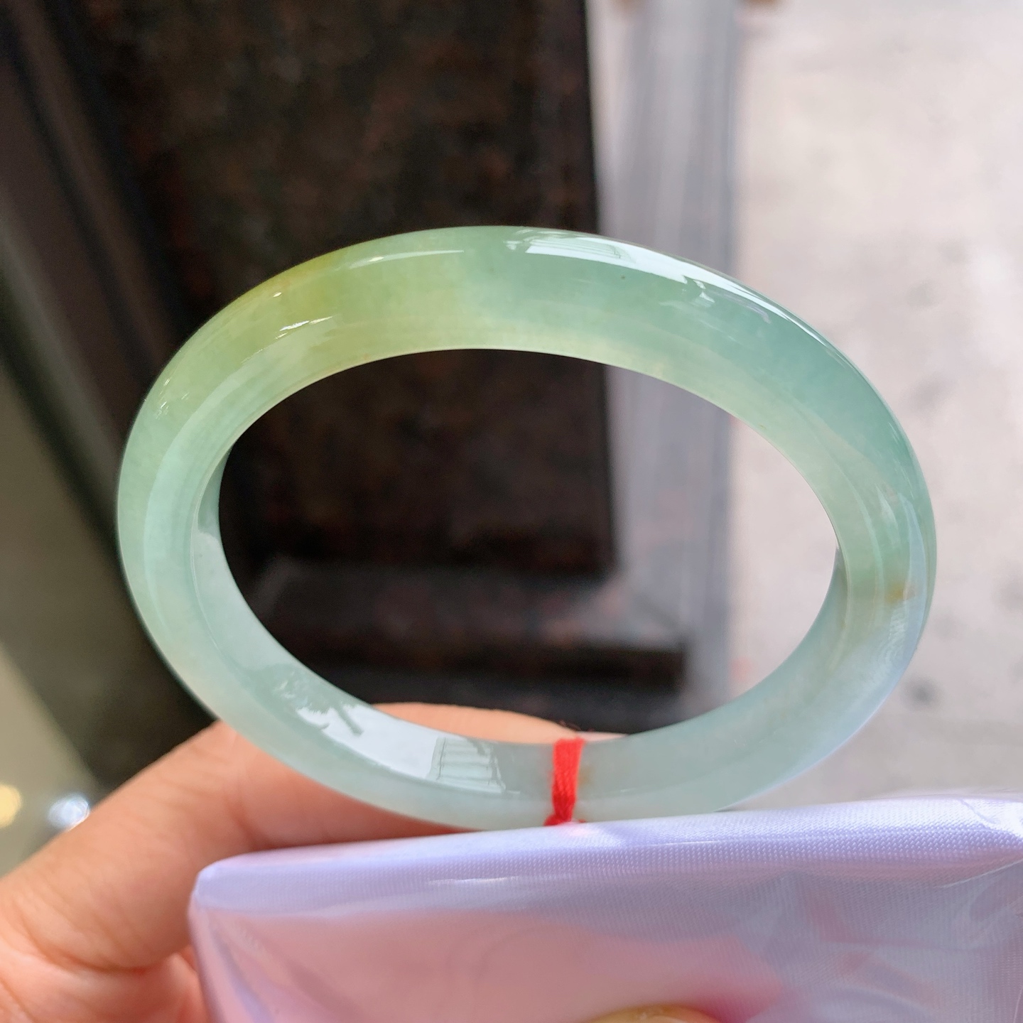 贵妃冰黄翡 无裂 冰润
