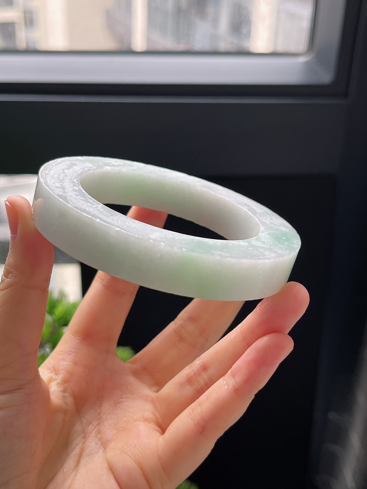 翡翠毛胚，⭕️正圈最大做67，圆条最大做63；最小做57.7