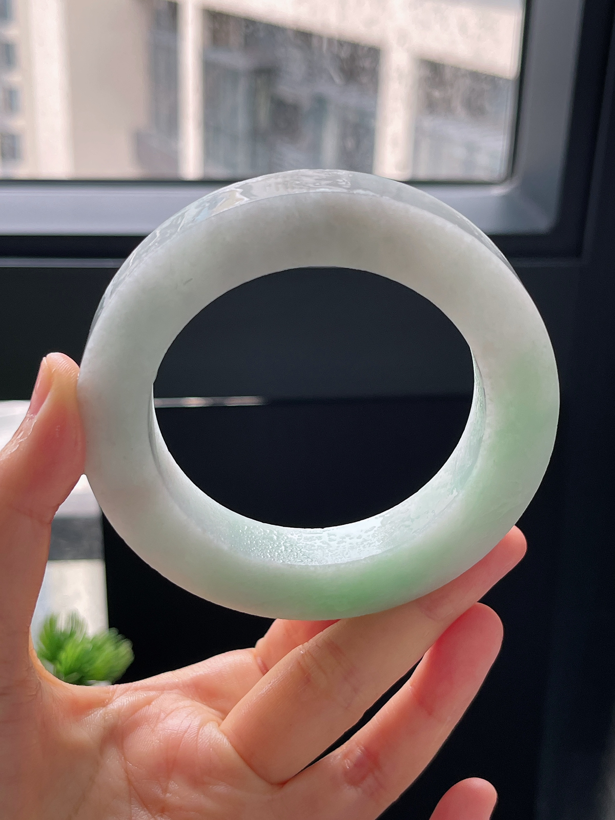 翡翠毛胚，⭕️正圈最大做67，圆条最大做63；最小做58.7