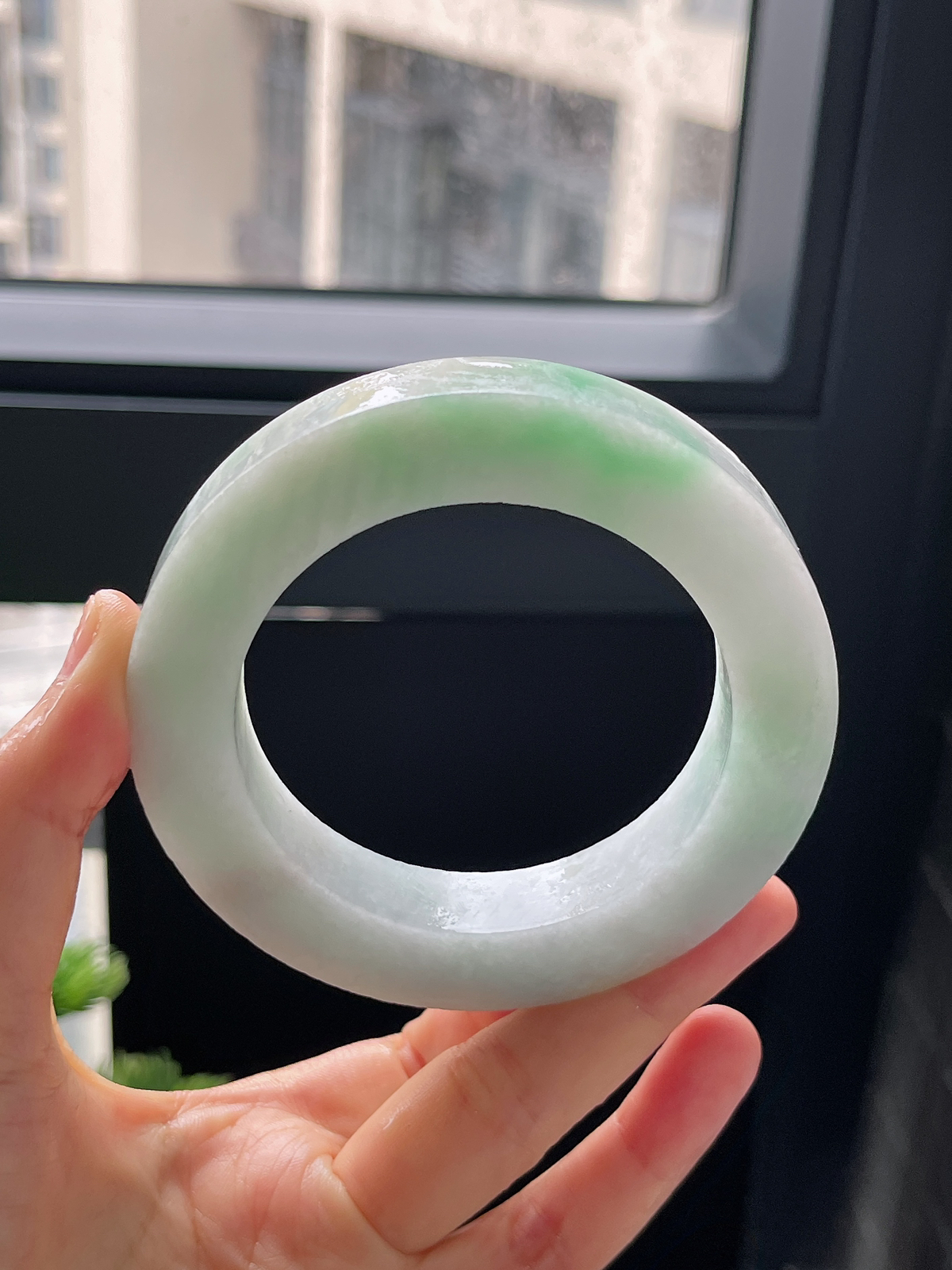 翡翠毛胚，⭕️正圈最大做67，圆条最大做63；最小做58.4