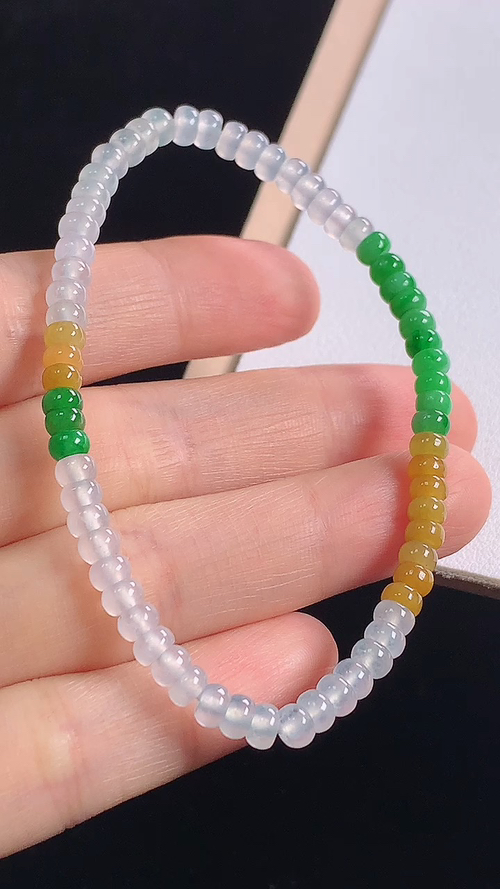 三彩手链，，尺寸:4.1-1.7mm 13