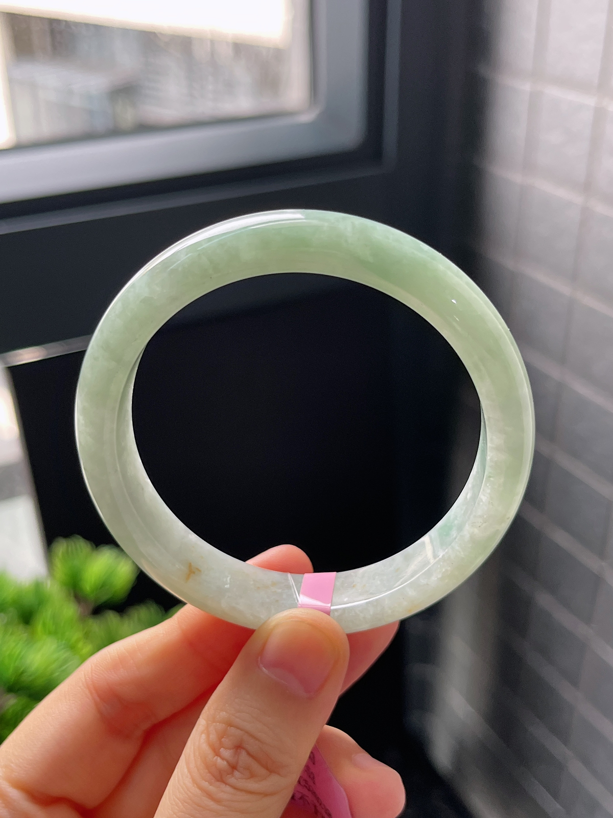 正圈53.7圈口，翡翠手镯