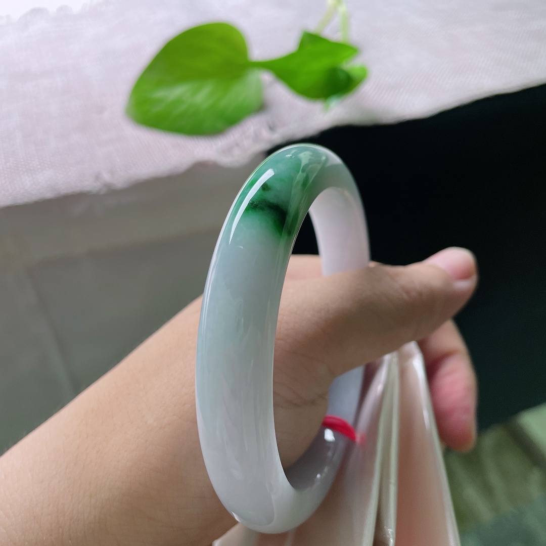 飘花正圈，紫底，大圈口，水头好，肉质细腻，大气端庄，无裂，ss52300a