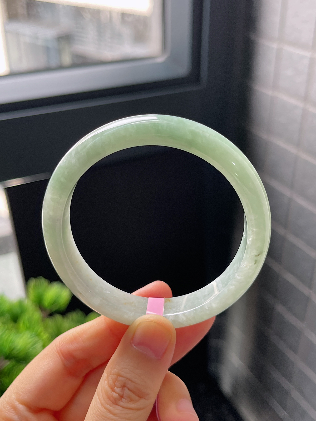 正圈53.7圈口，翡翠手镯