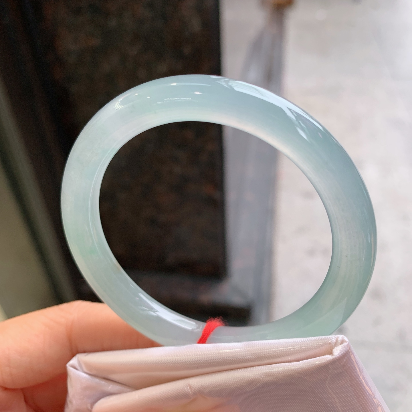 圆条冰晴 微细纹，冰润