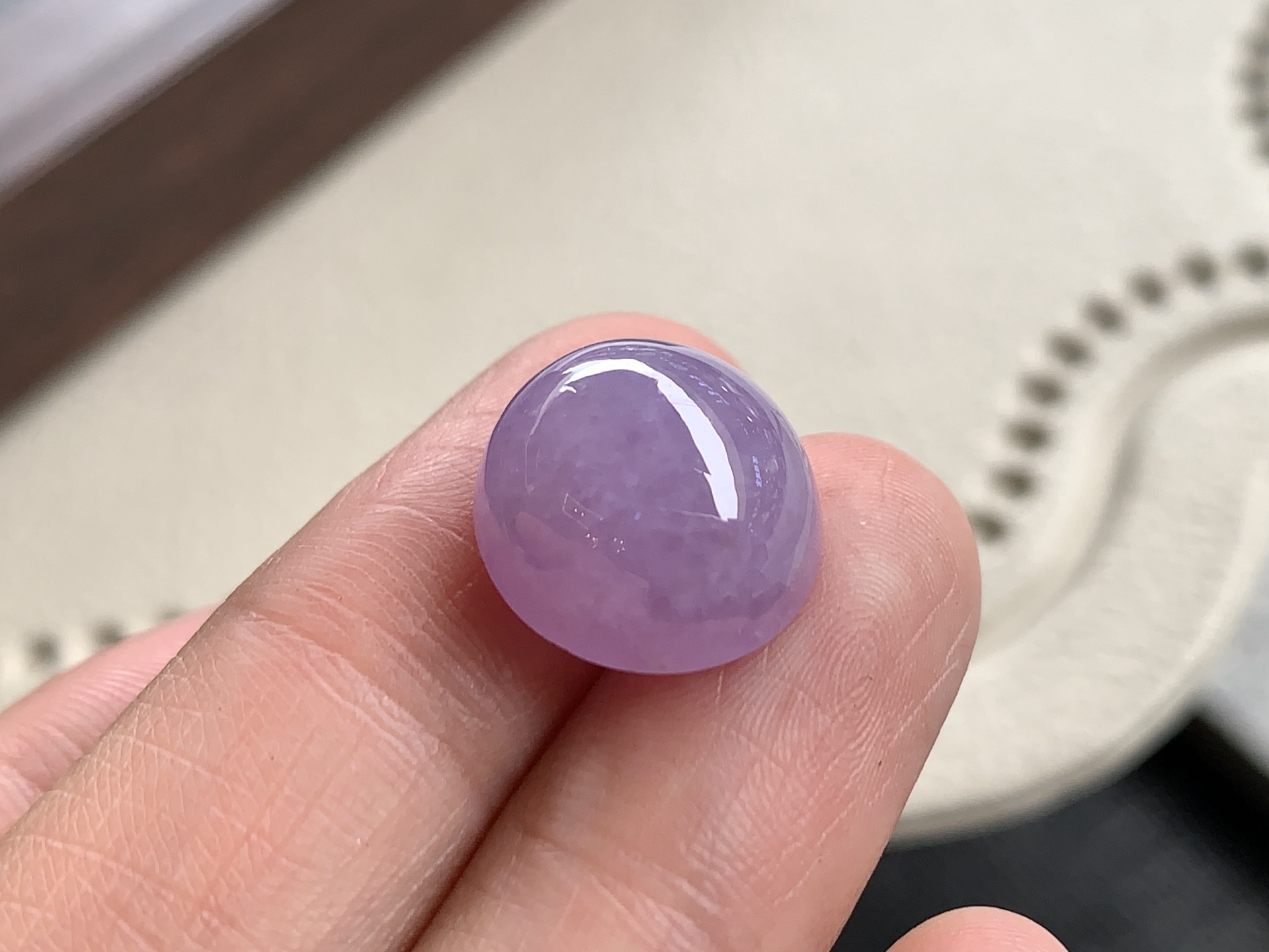 ️ 冰紫蛋面，莹润饱满