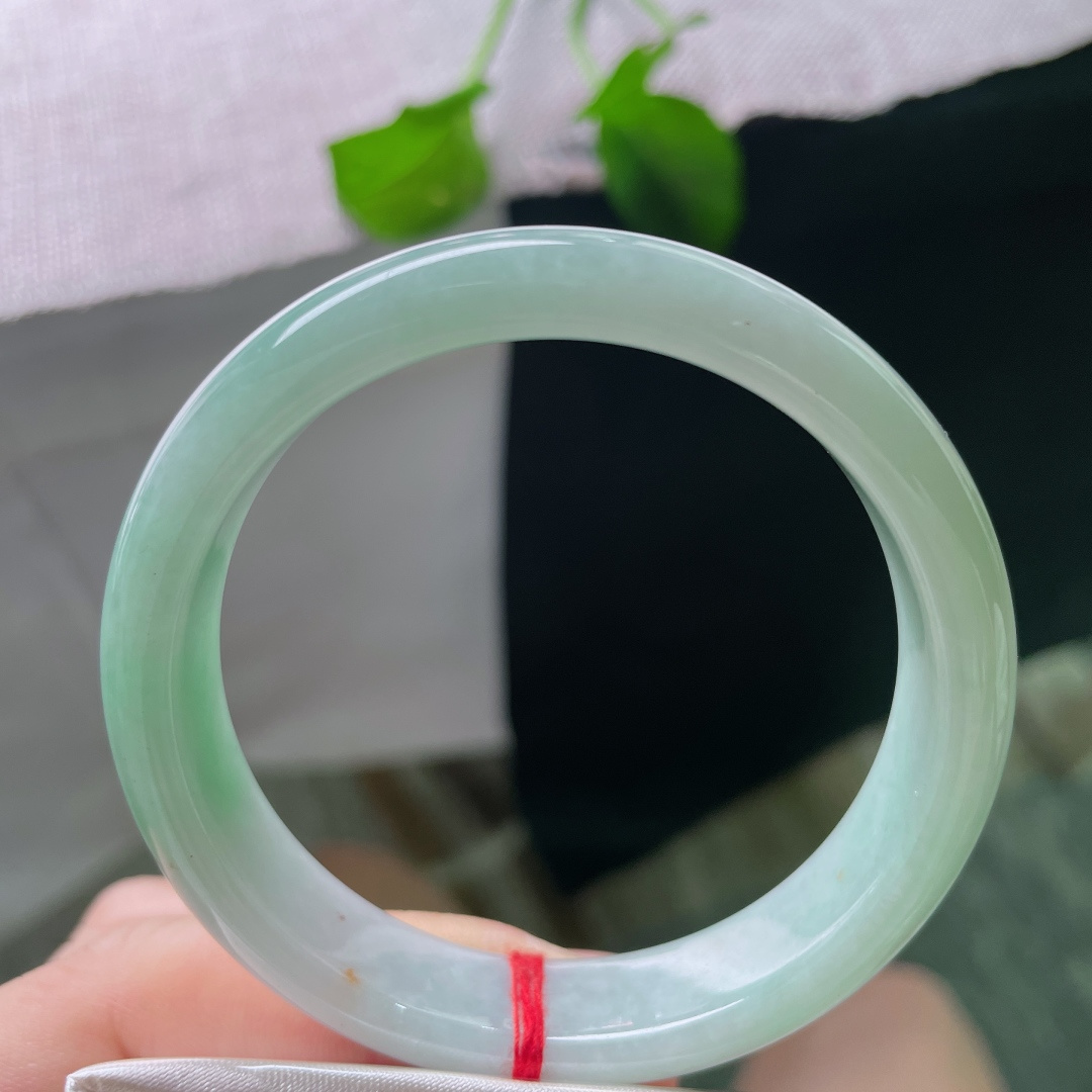 53.6/12.2/6.6，浅绿底正圈，如初春的新芽，清新淡雅，显气质，有纹，ss52232a