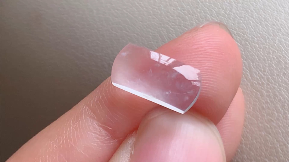 ️天然翡翠，马鞍，冰种无裂，尺寸12.2-6-3.3 aa519
