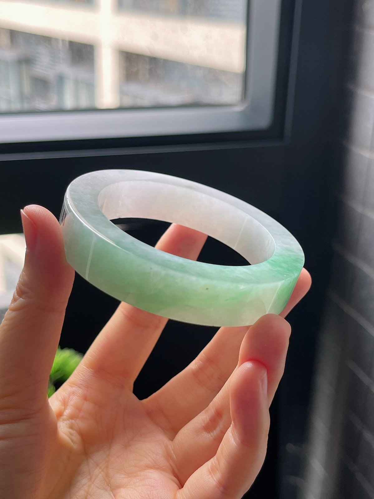 翡翠镯饼，⭕️正圈最大做53，最小做52