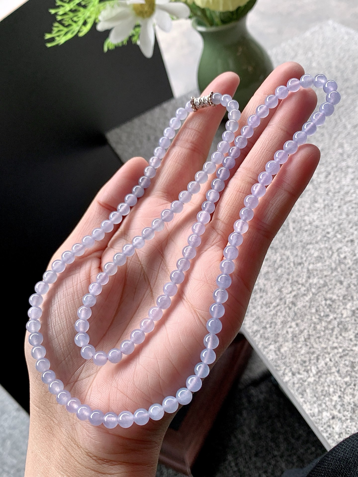 ️ 珠链🫧色泽莹润，水润清雅