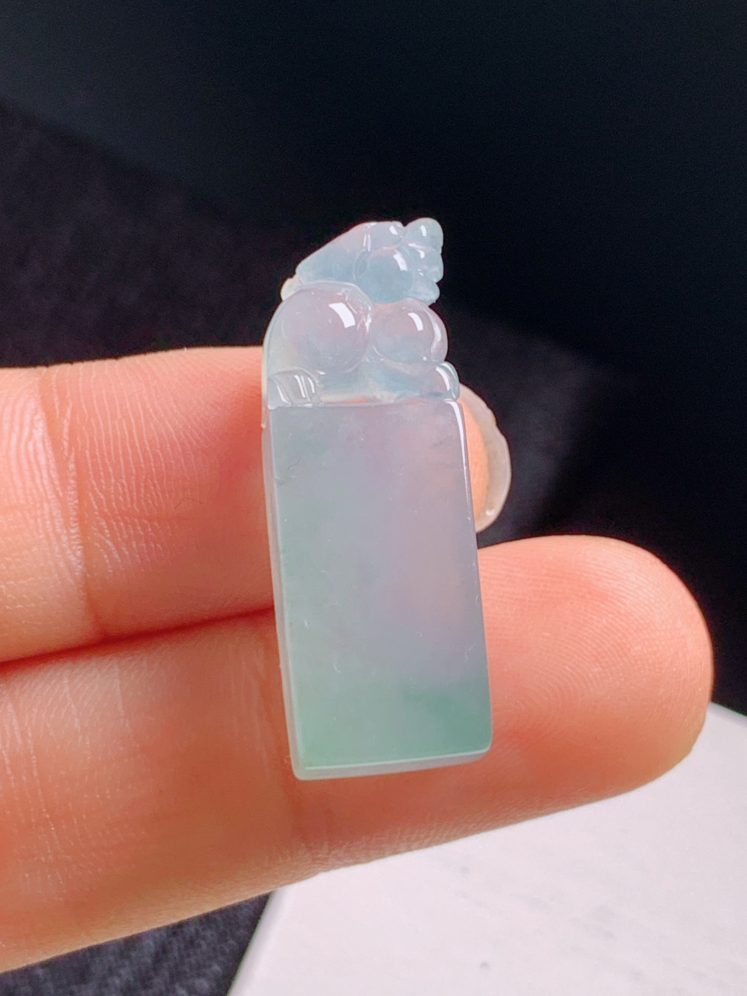 冰貔貅印章吊坠，招财纳福，前程似锦，大权在握步步高升