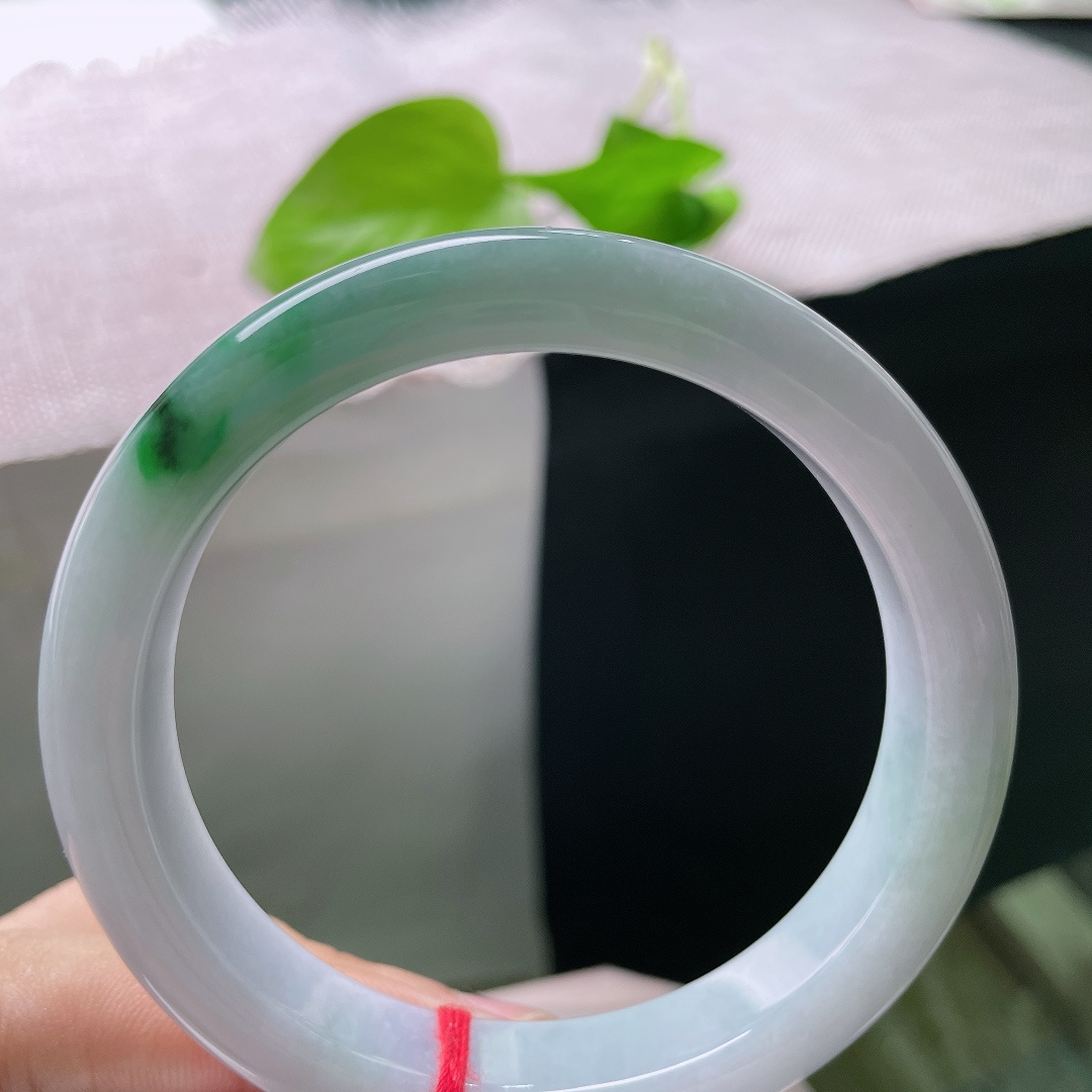 飘花正圈，紫底，大圈口，水头好，肉质细腻，大气端庄，无裂，ss52300a