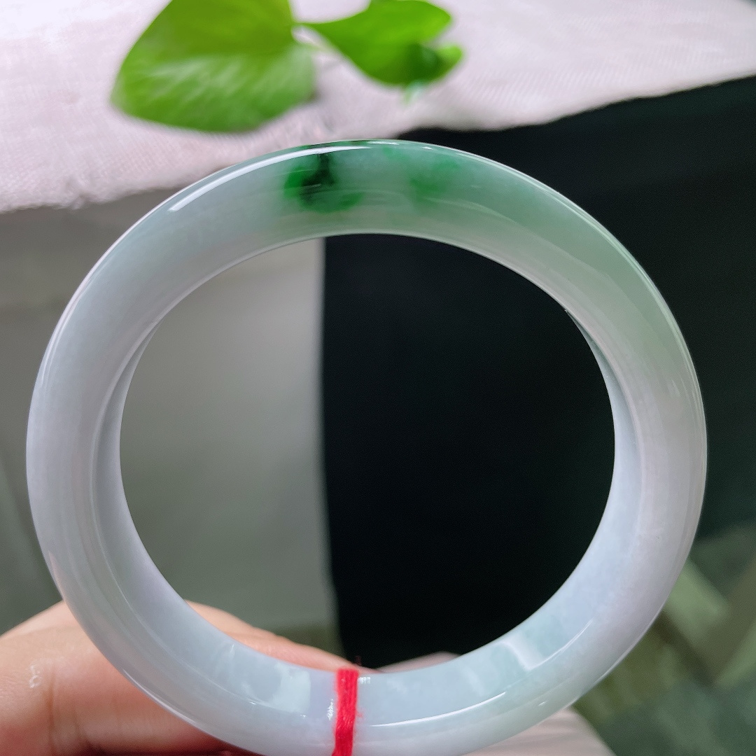 飘花正圈，紫底，大圈口，水头好，肉质细腻，大气端庄，无裂，ss52300a