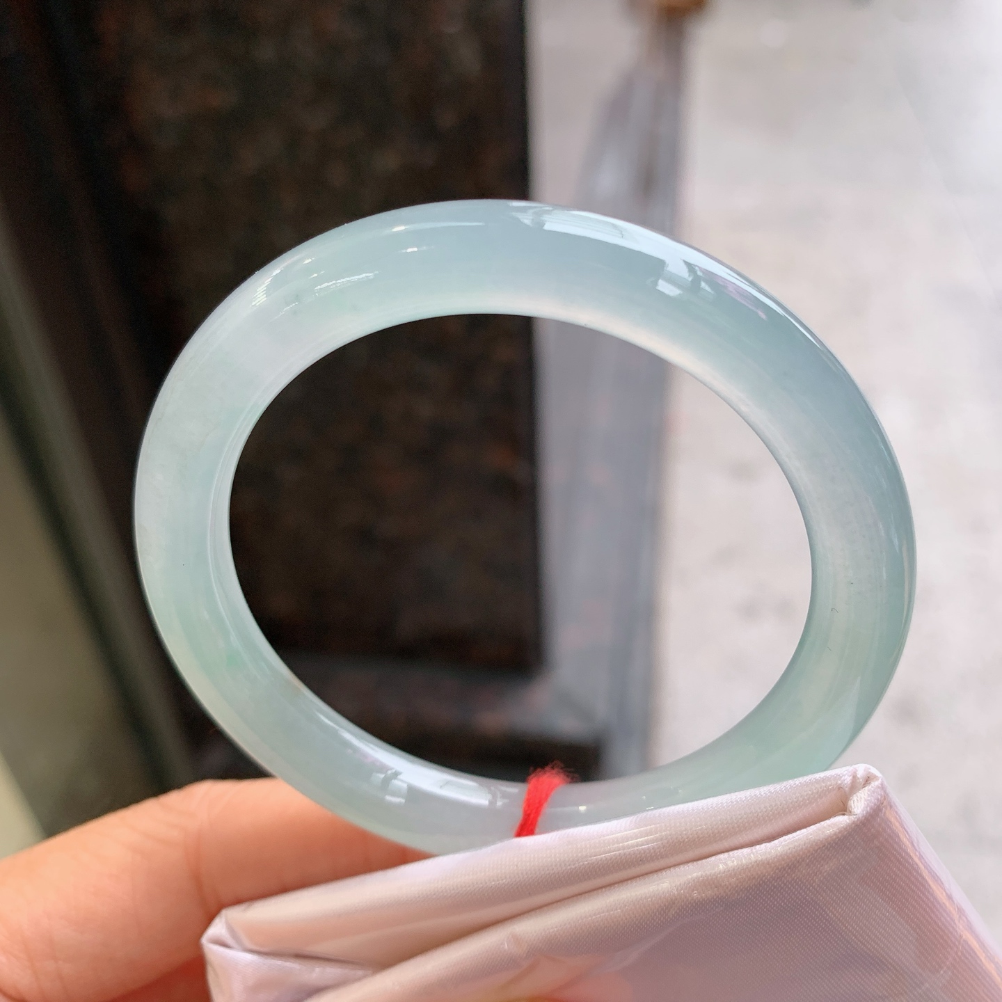 圆条冰晴 微细纹，冰润