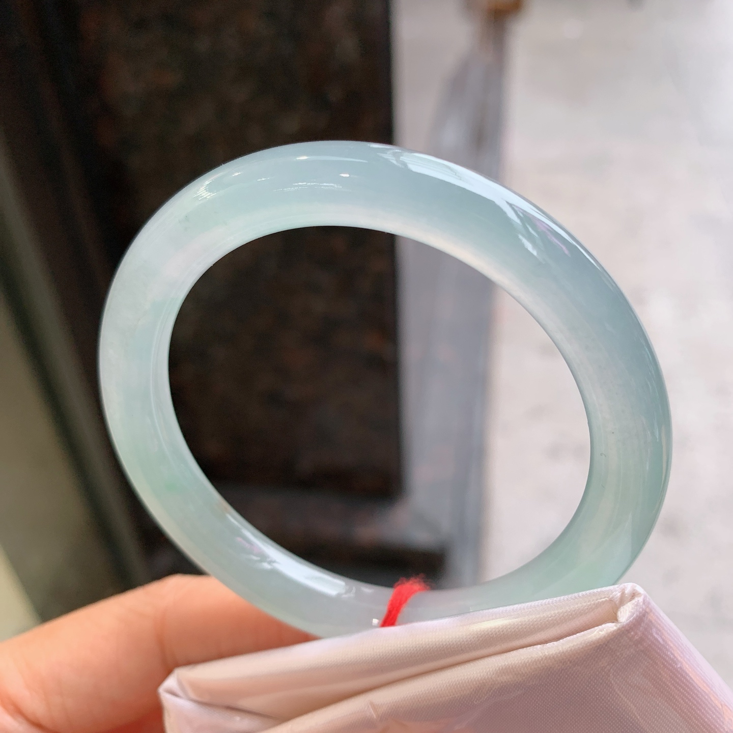 圆条冰晴 微细纹，冰润