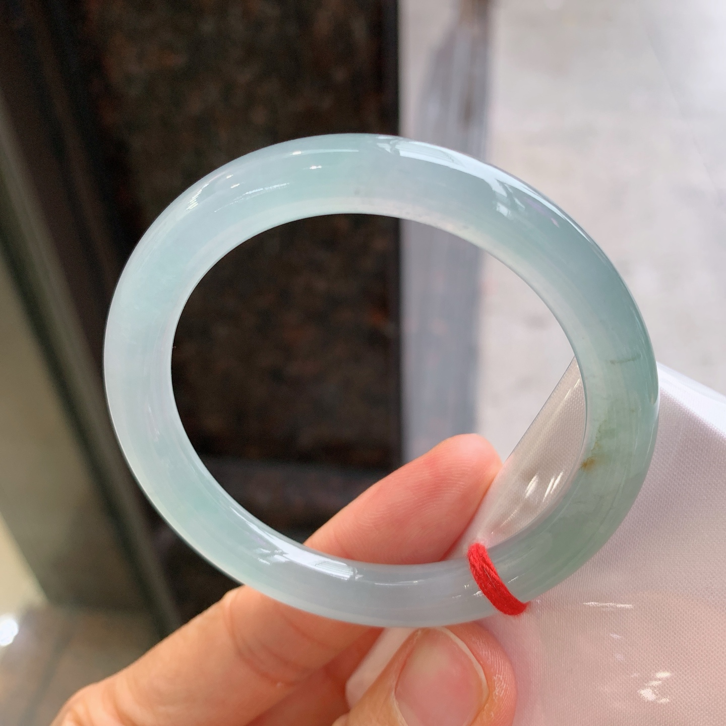 圆条冰晴 微细纹，冰润