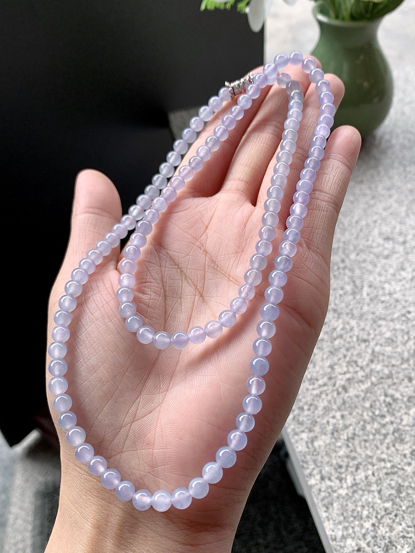 ️ 珠链🫧色泽莹润，水润清雅