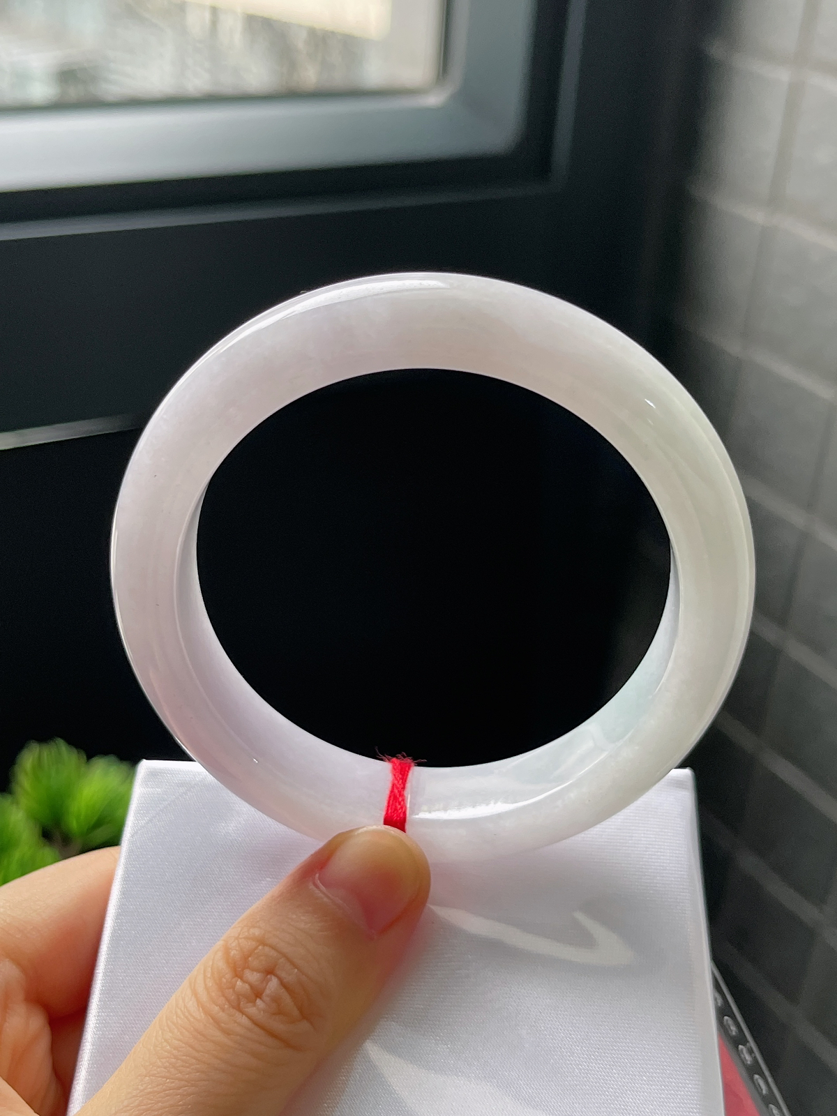 正圈57圈口，翡翠手镯