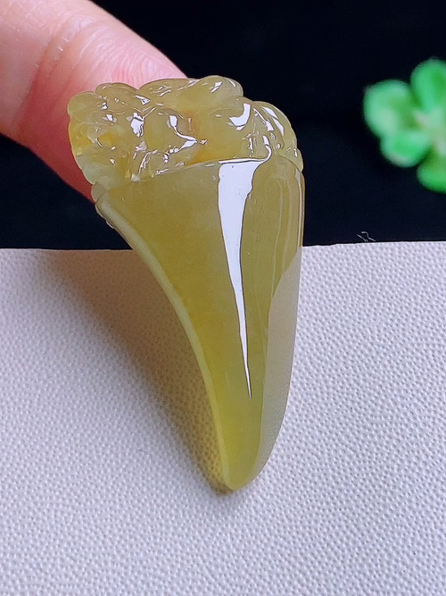 貔貅，龙牙，无裂，尺寸38.8/18.8/9.0/编号fn  19