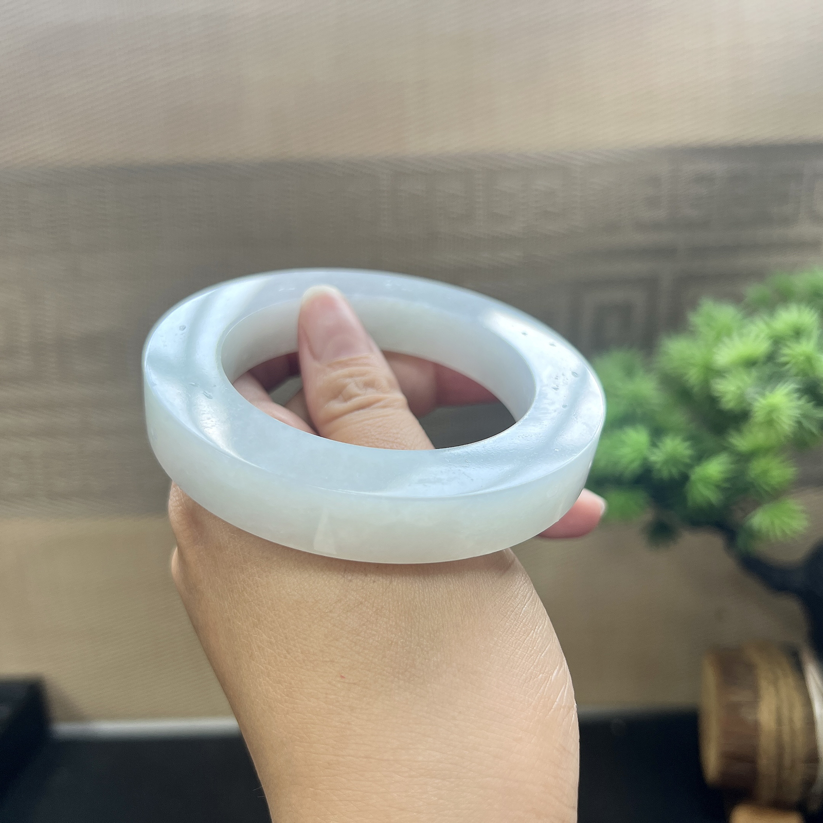 白月光镯胚，⭕️79.5-55-12.5-12，正圈可做55-64