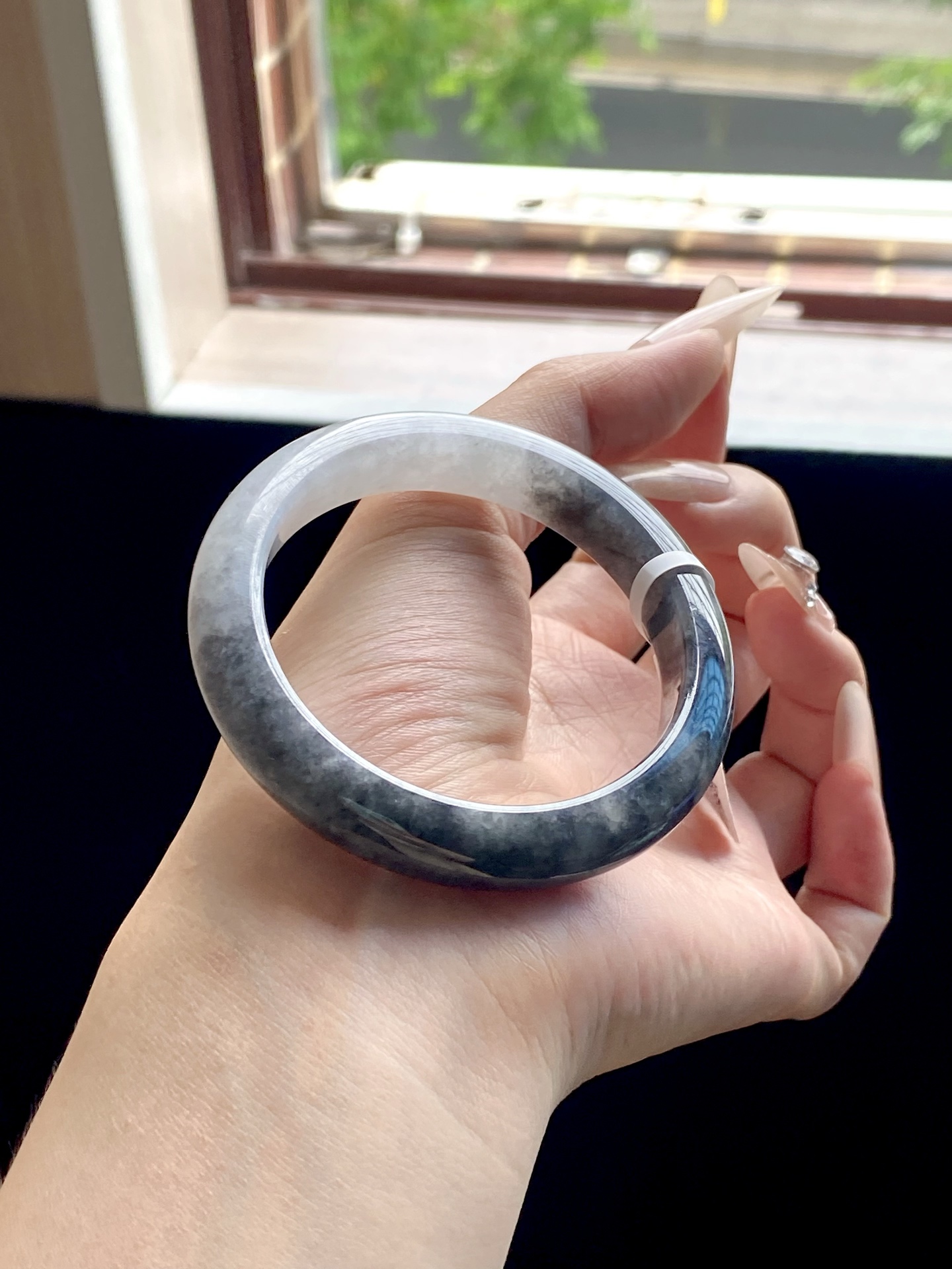 乌鸡半山水正圈成品，HYC-1077 ⭕️53.5-11-8.5