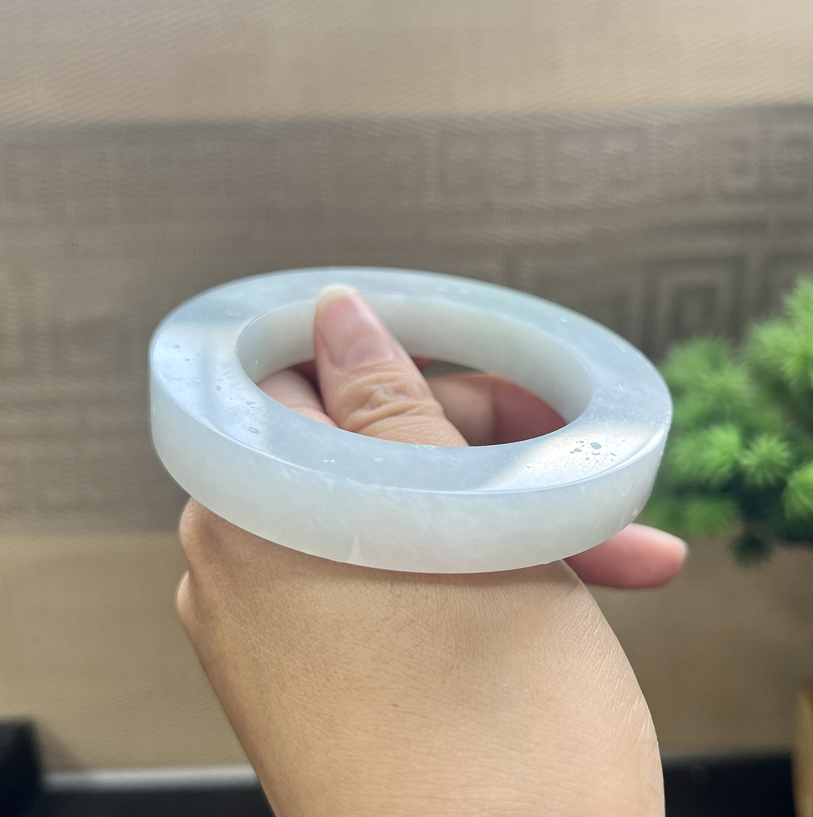 白月光镯胚，⭕️79.5-55-12.5-12，正圈可做55-64