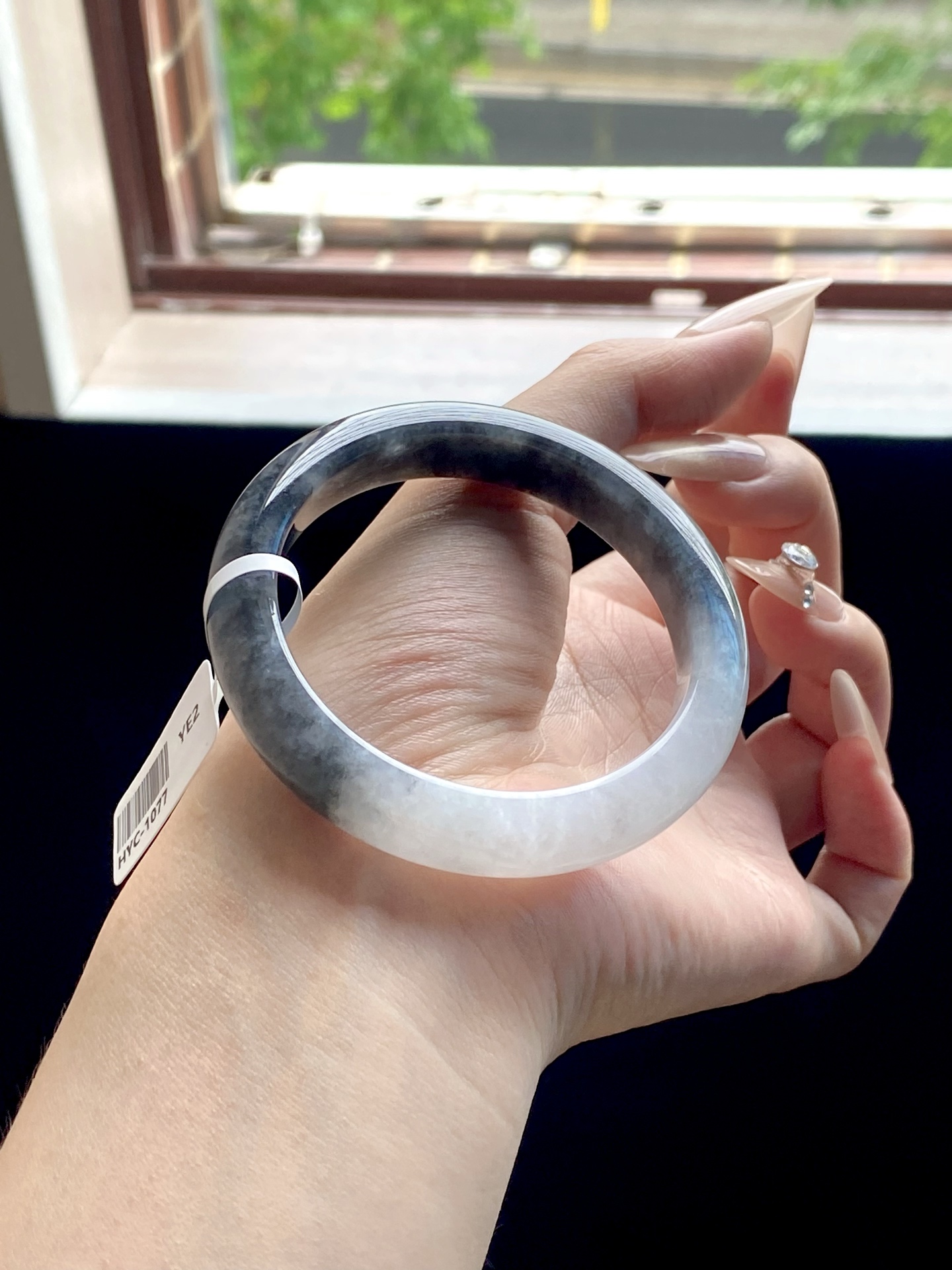 乌鸡半山水正圈成品，HYC-1077 ⭕️53.5-11-8.5