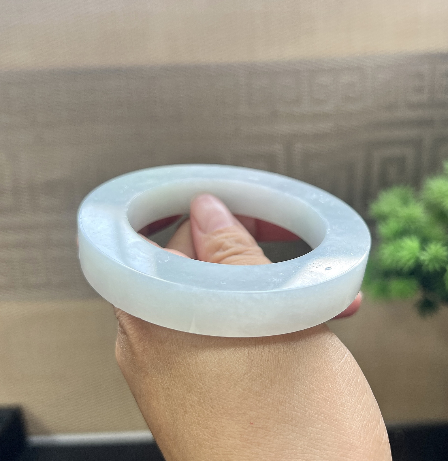 白月光镯胚，⭕️79.5-55-12.5-12，正圈可做55-64