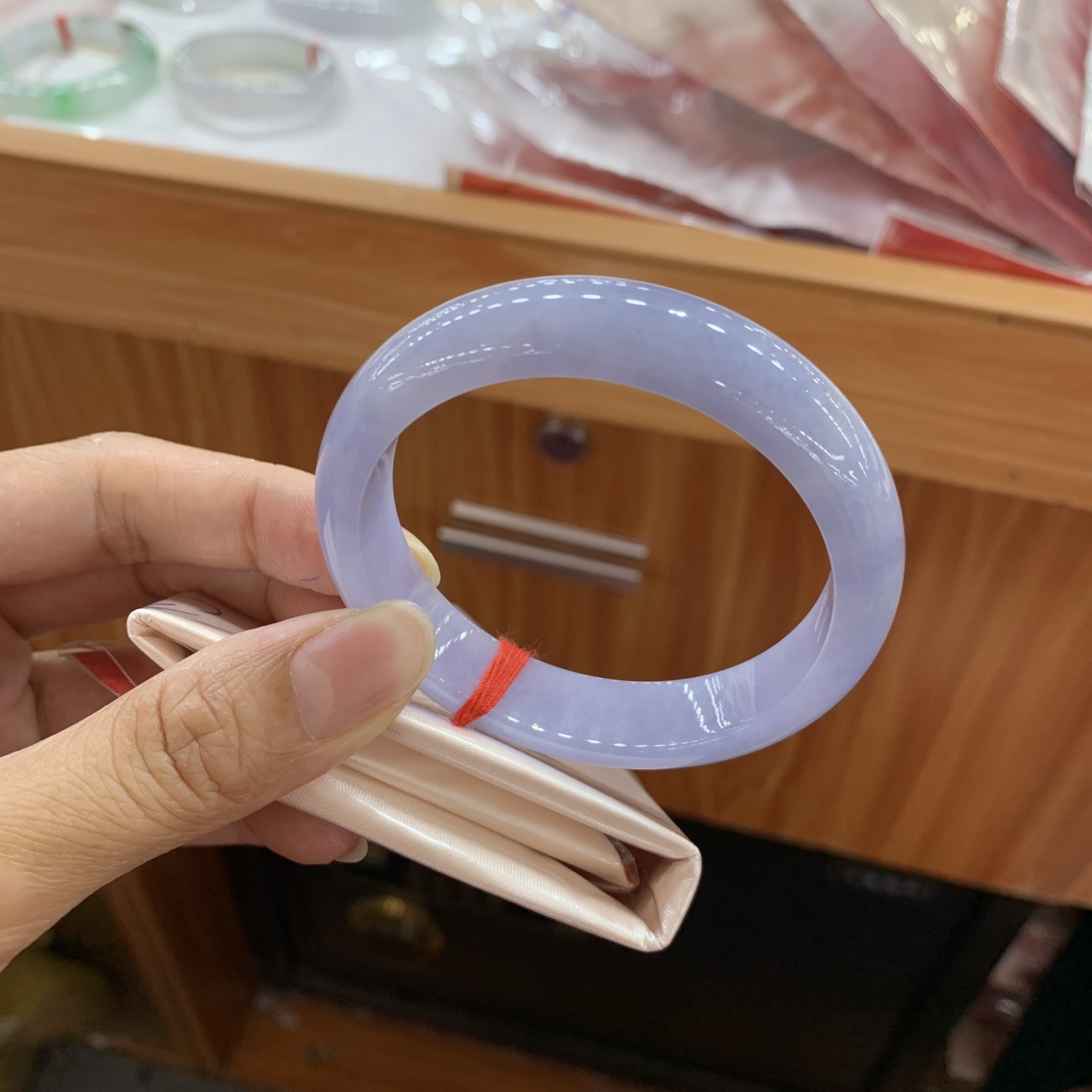 正圈翡翠手镯 53.5-12.7-7.3
