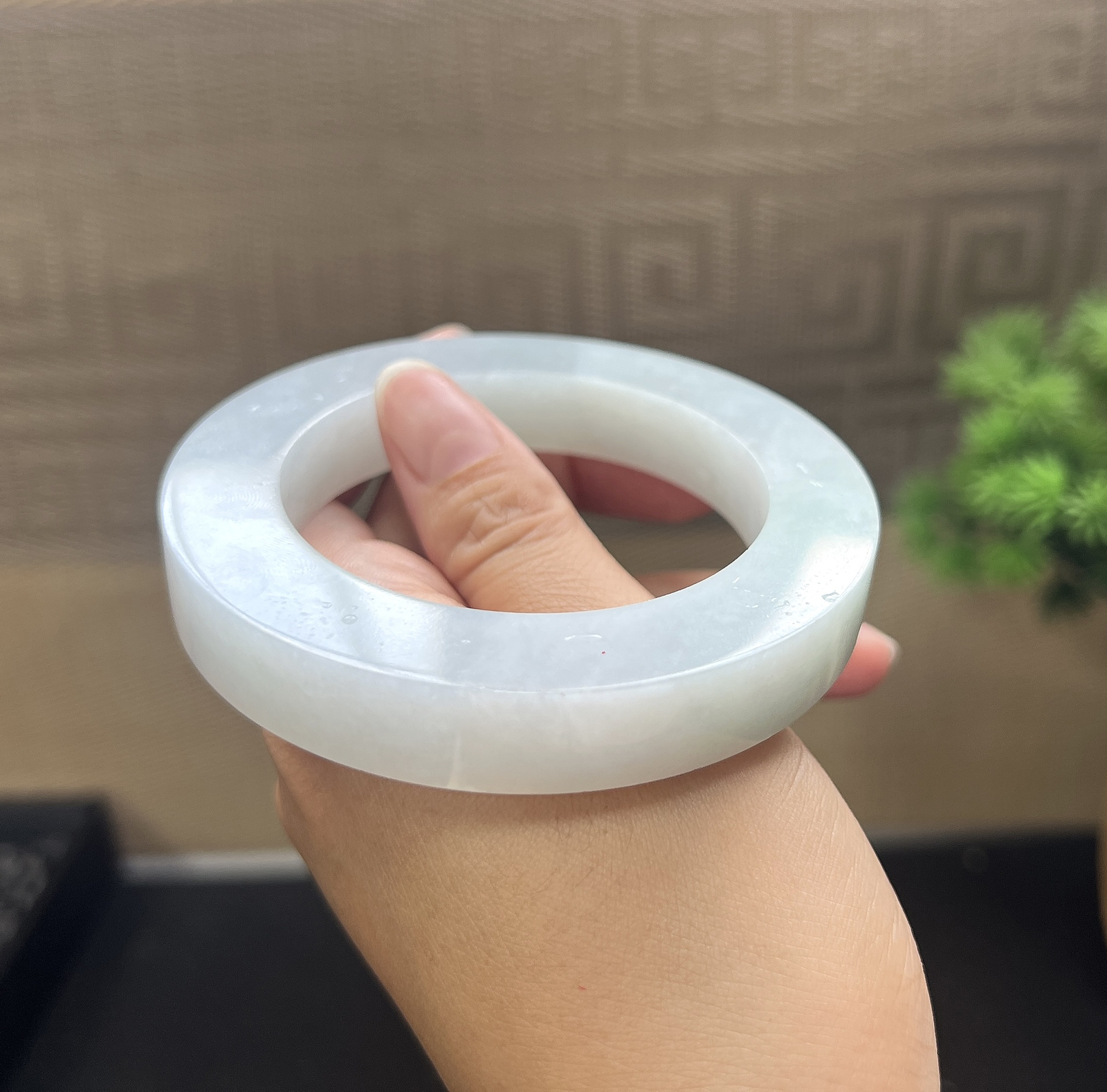 白月光镯胚，⭕️79.5-55-12.5-12，正圈可做55-64