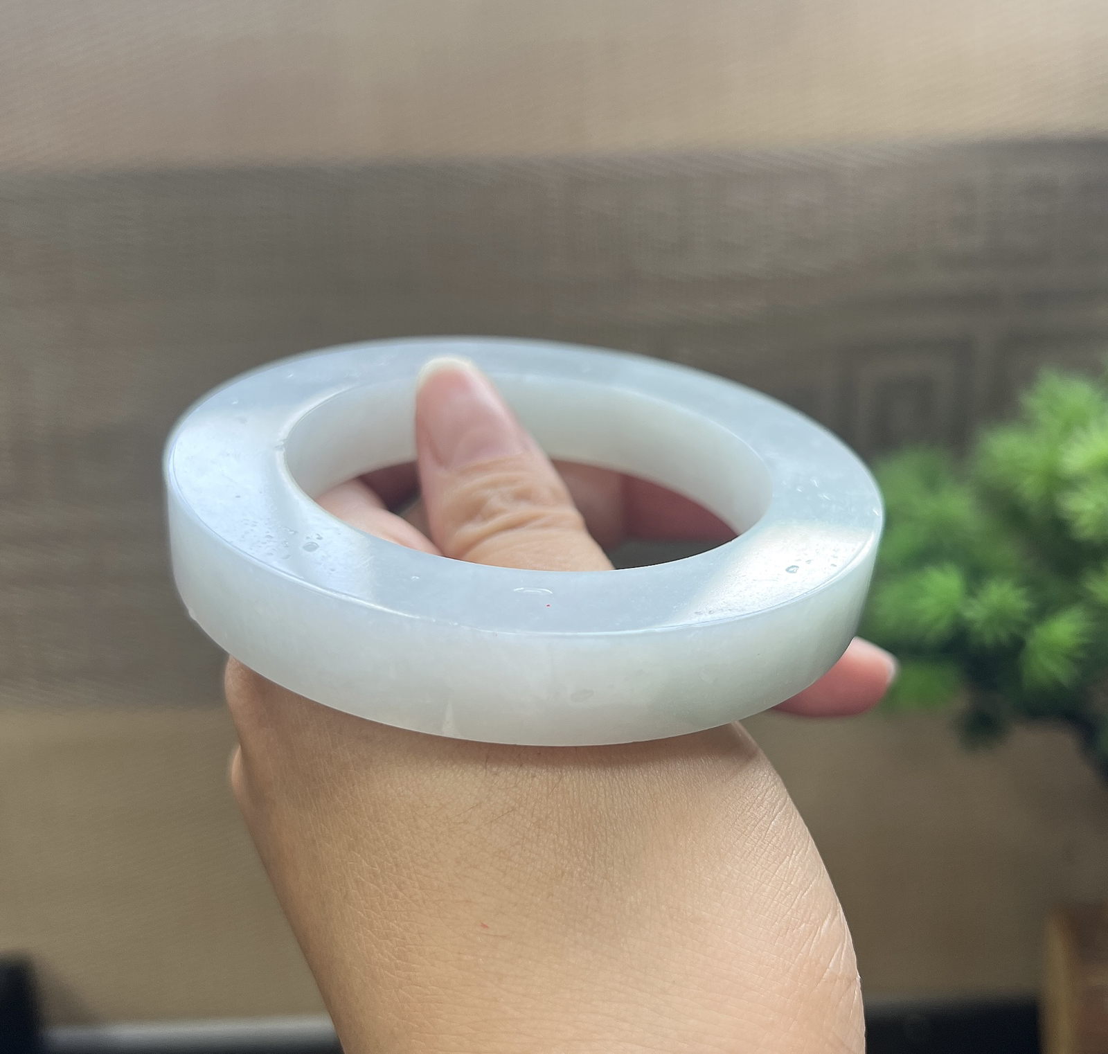 白月光镯胚，⭕️79.5-55-12.5-12，正圈可做55-64