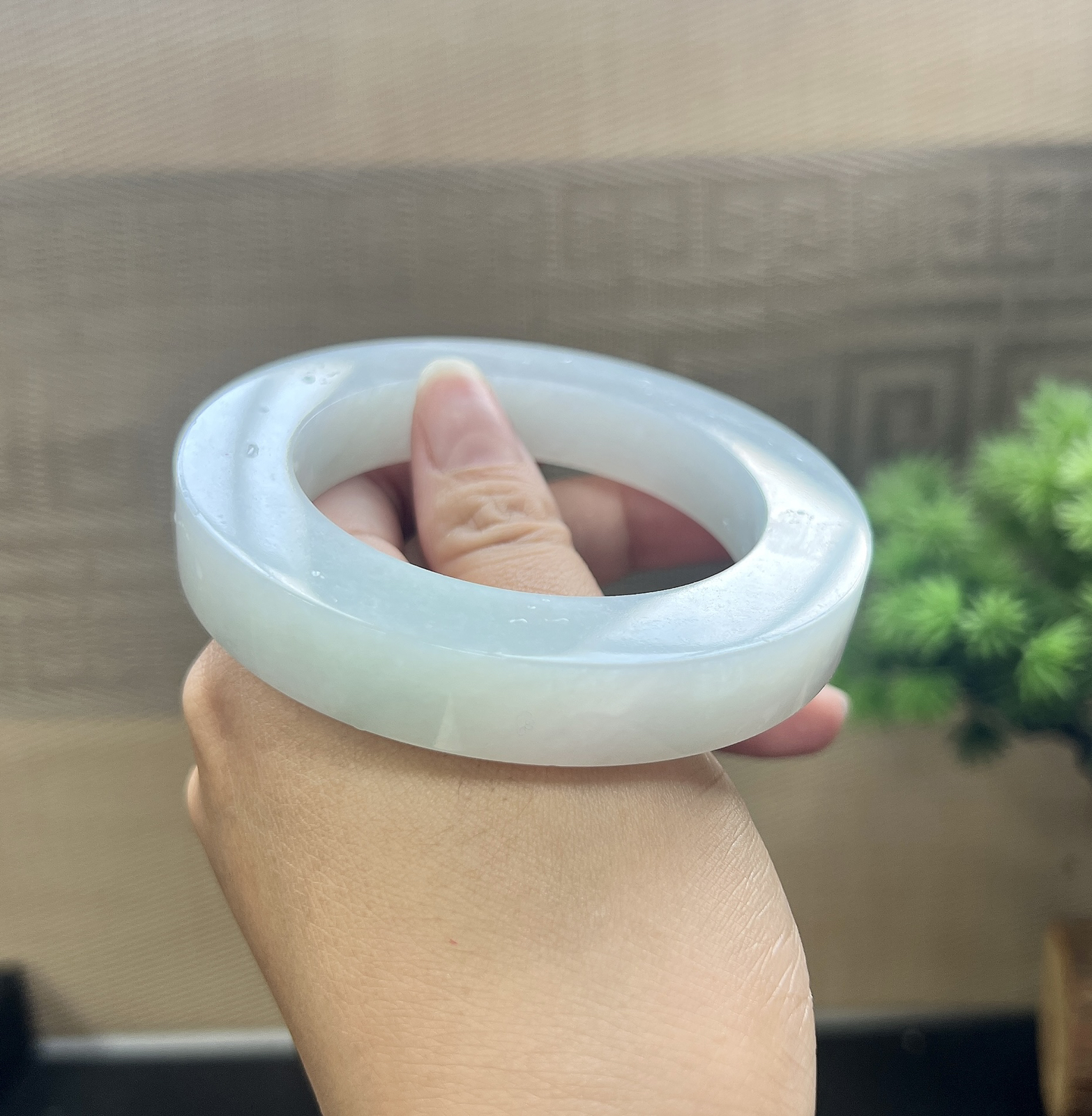白月光镯胚，⭕️79.5-55-12.5-12，正圈可做55-64