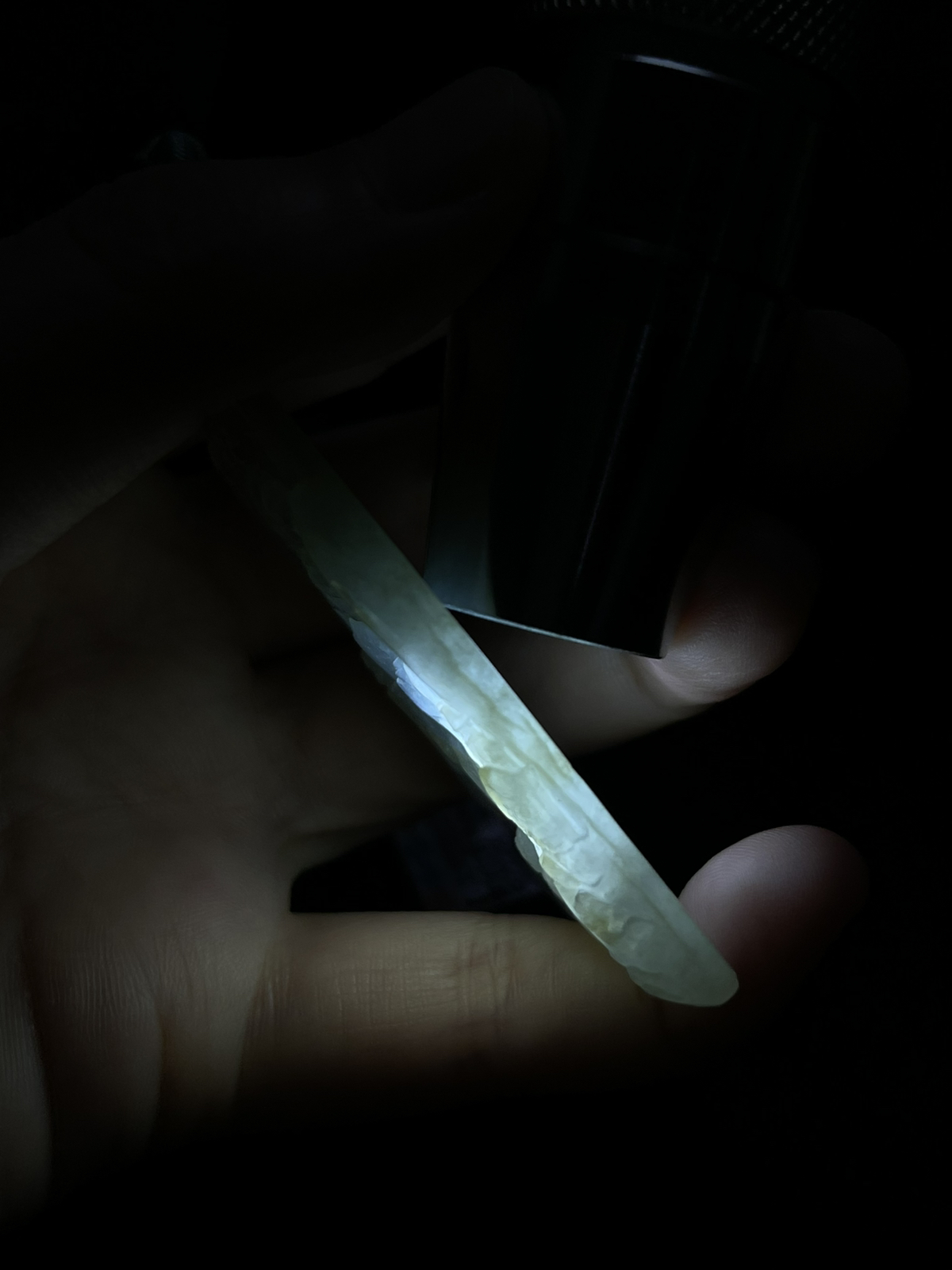 翡翠糯化种山水牌