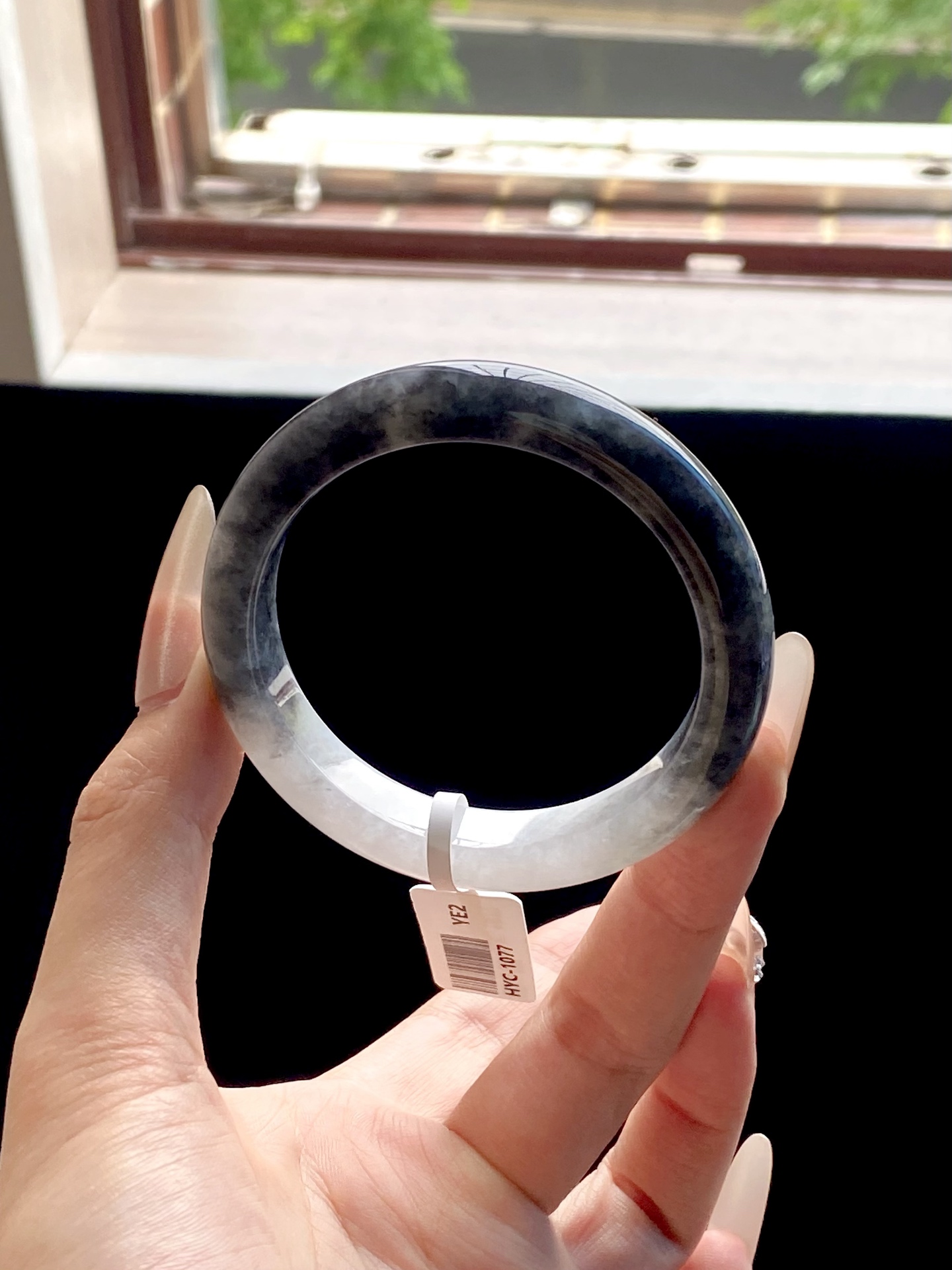 乌鸡半山水正圈成品，HYC-1077 ⭕️53.5-11-8.5