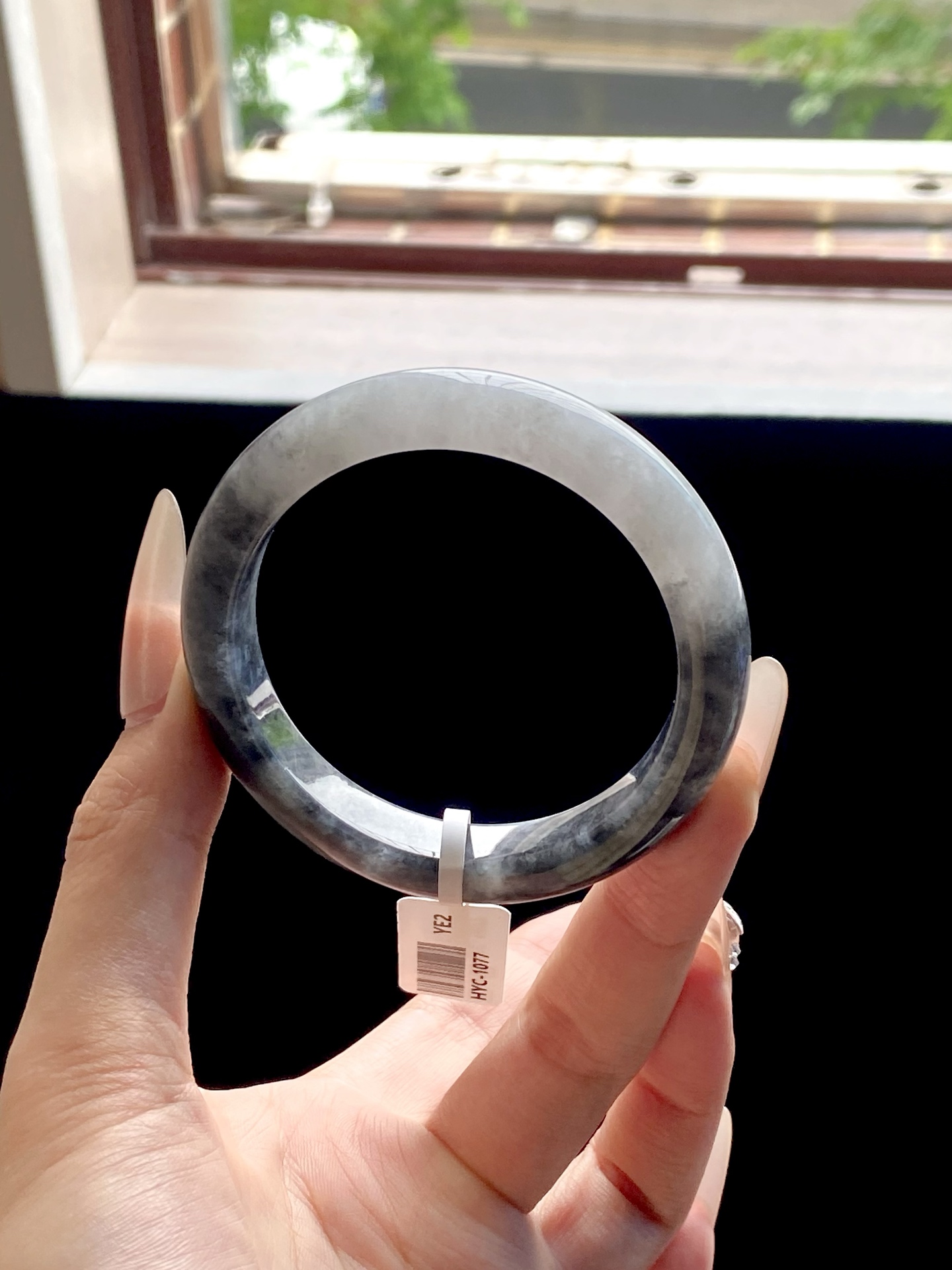 乌鸡半山水正圈成品，HYC-1077 ⭕️53.5-11-8.5