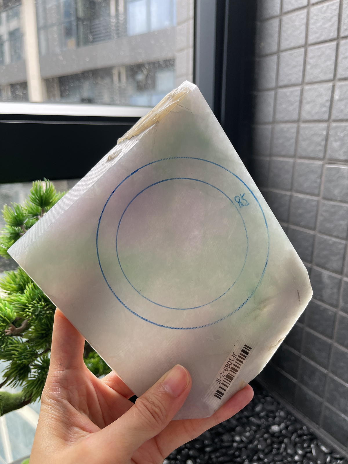 冰糯春彩板料，正圈最大做69圈口，圆条最大做65圈口