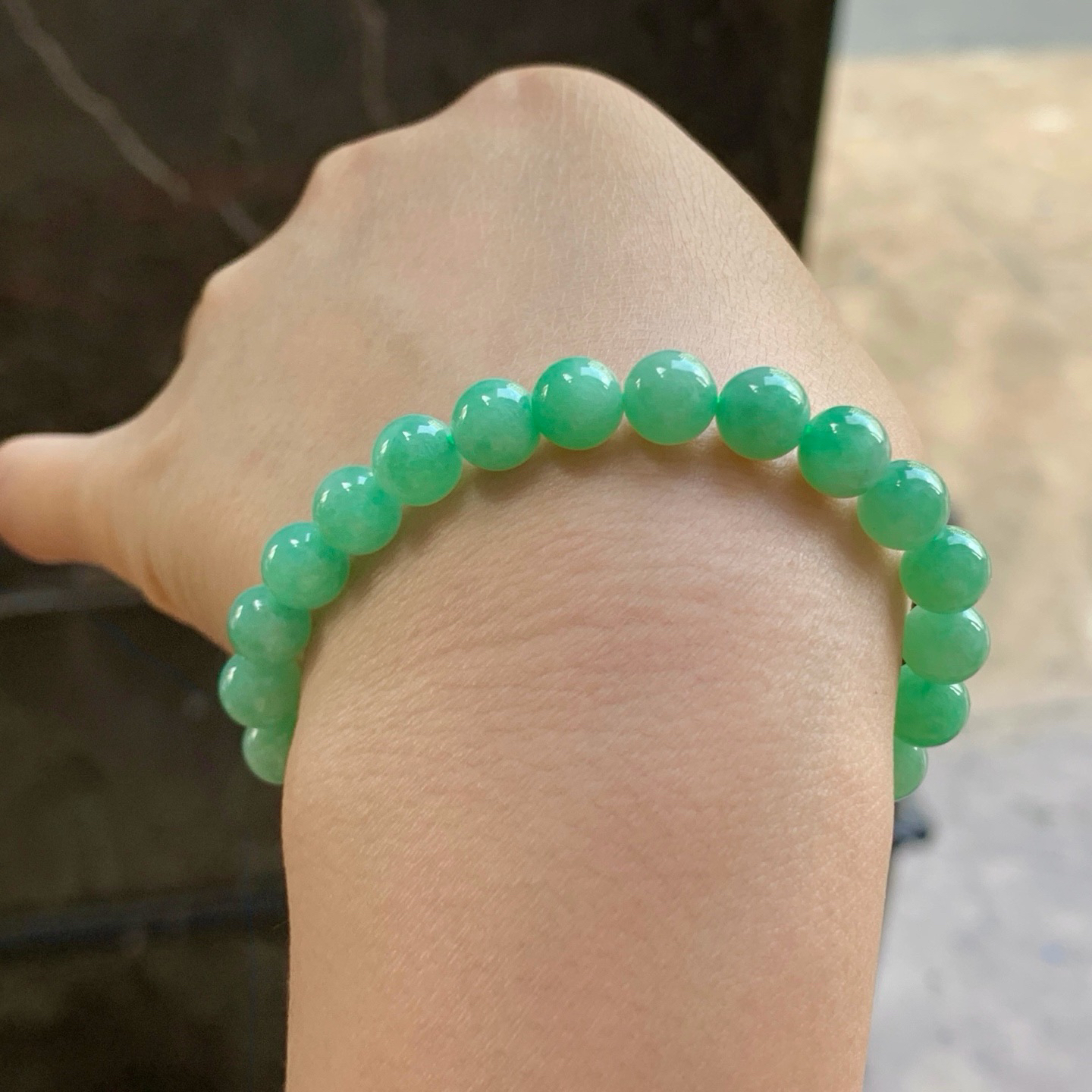 绿色手串^_^清新