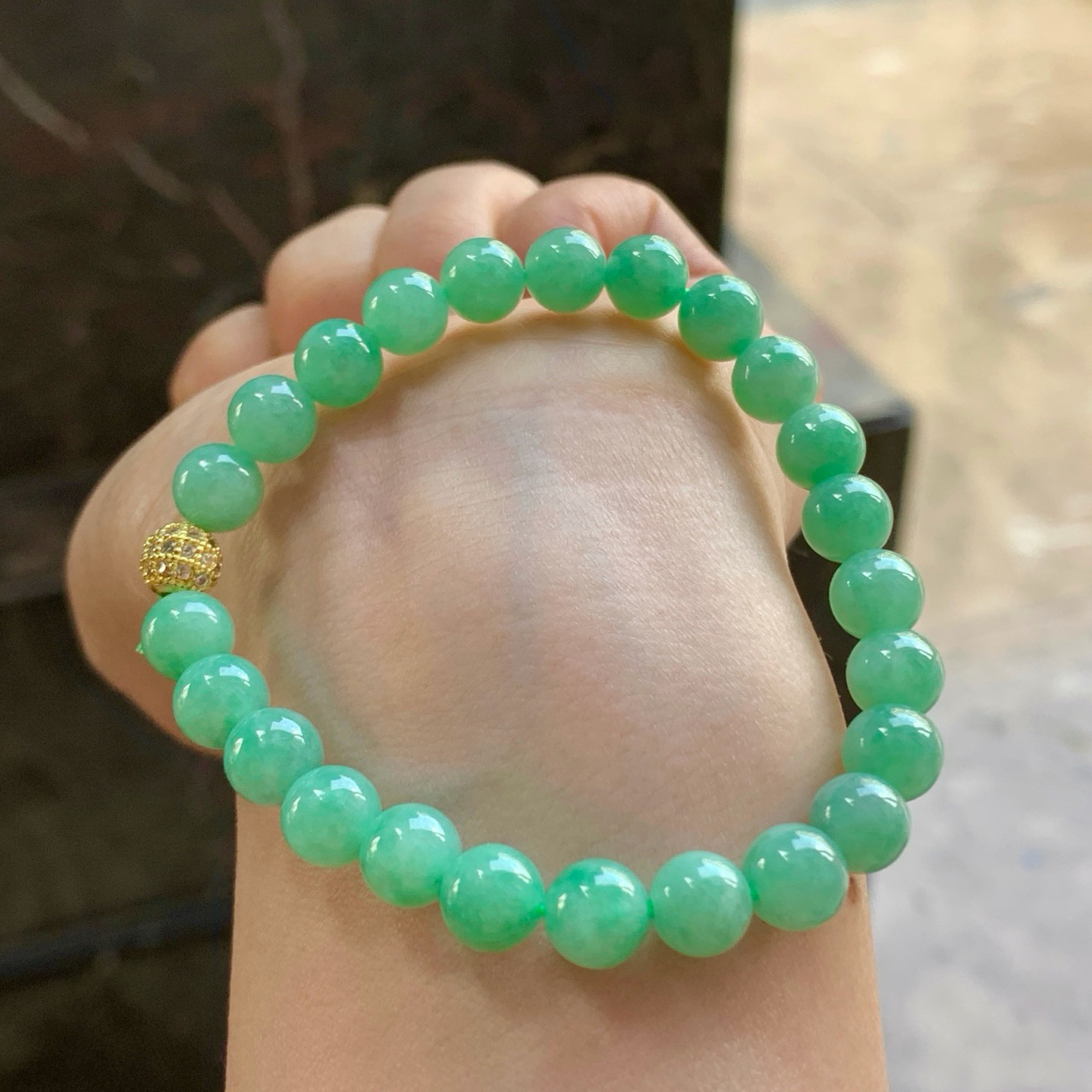 绿色手串^_^清新