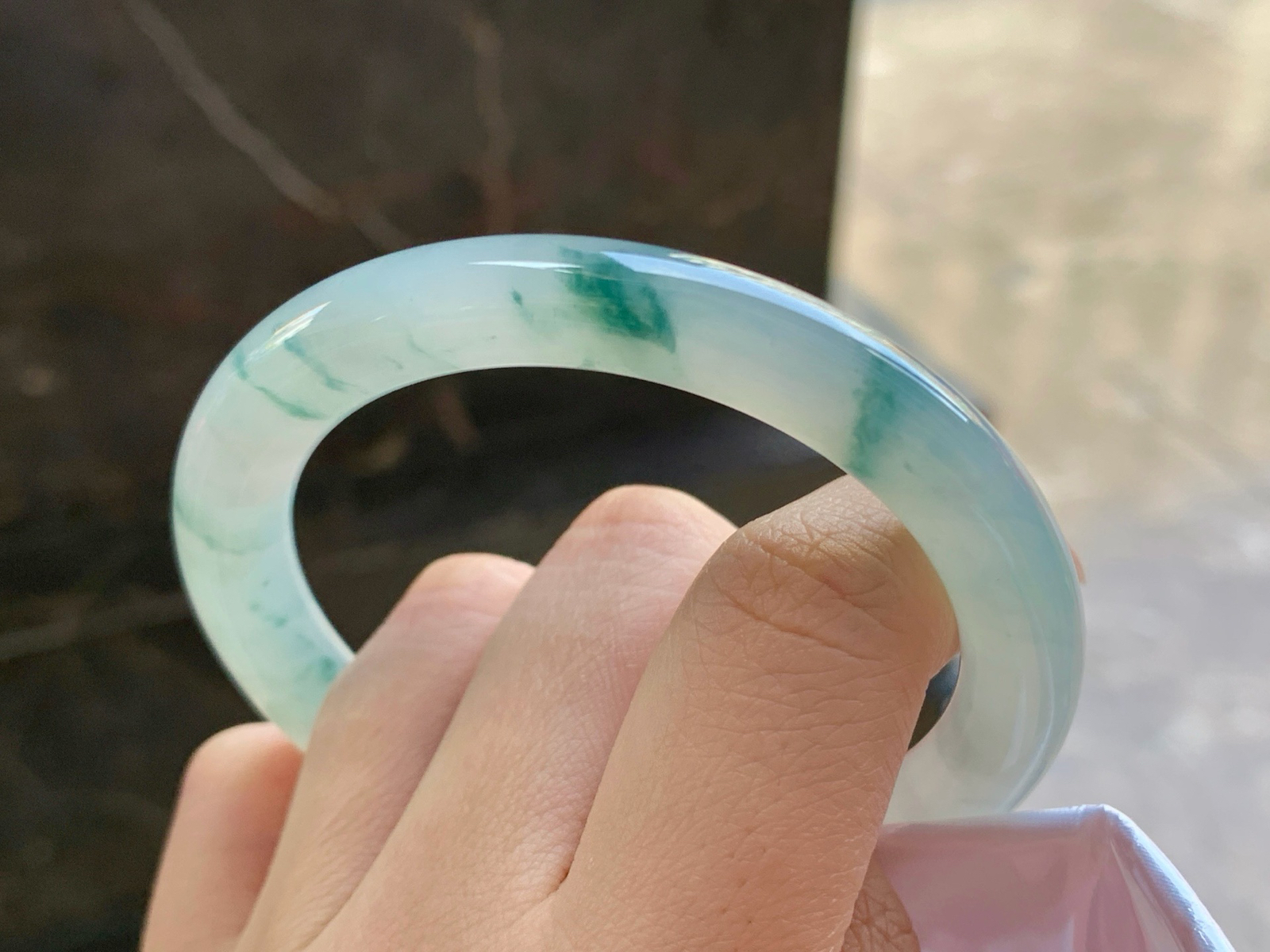 54.5-8.8

蓝花圆条手镯^_^飘花灵韵