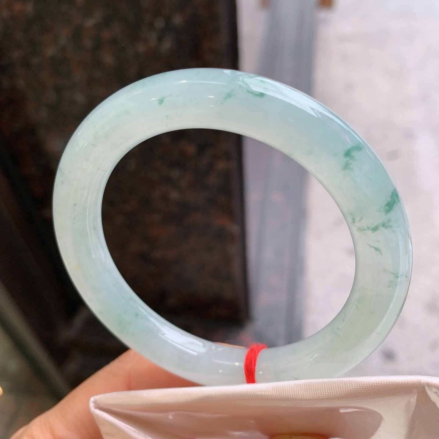 圆条冰飘花 无裂 尺寸：54.5/10/9.8 清爽