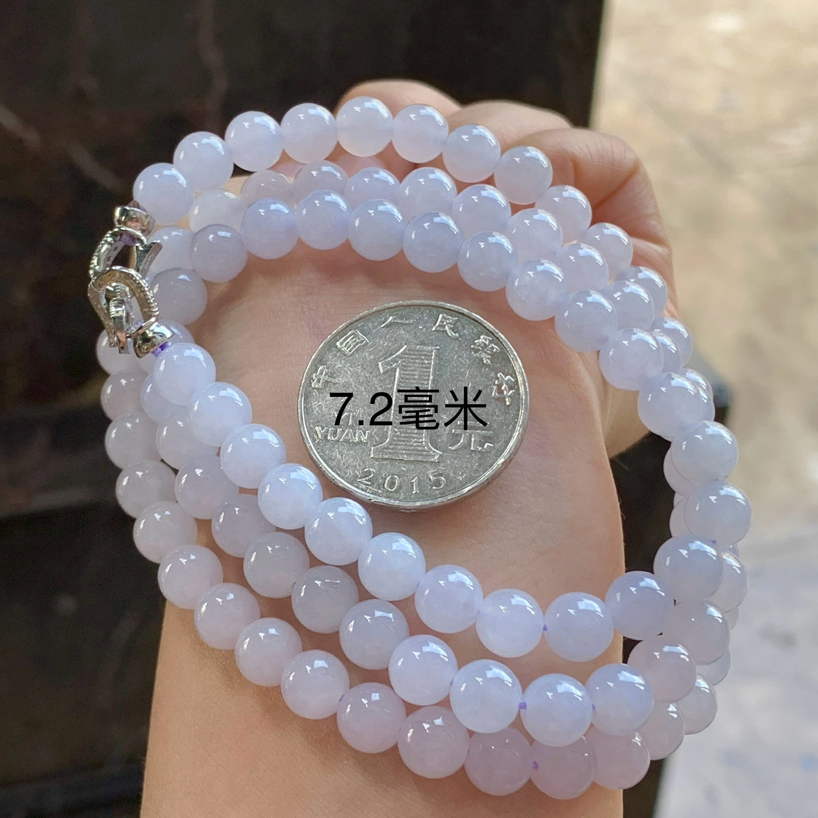 淡紫珠链^_^清新