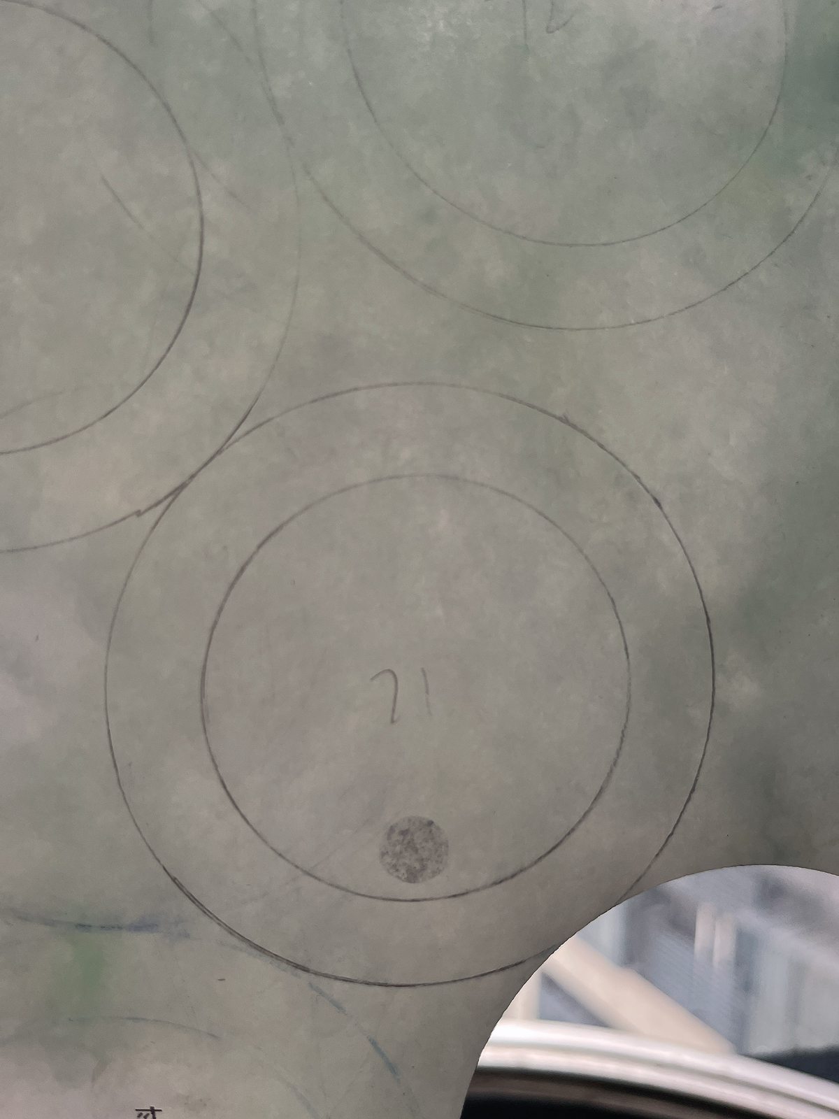 翡翠板料，⭕️正圈最大做55，圆条最大做51