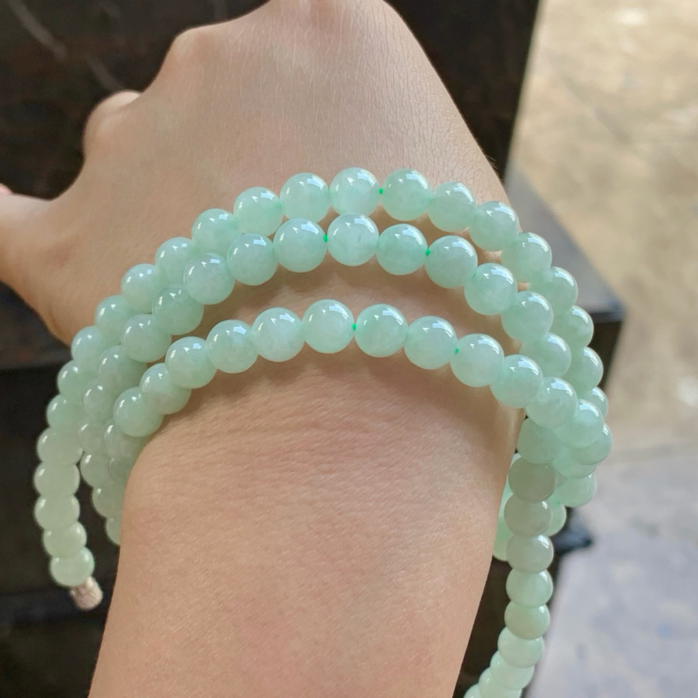 晴底珠链^_^清新 细腻