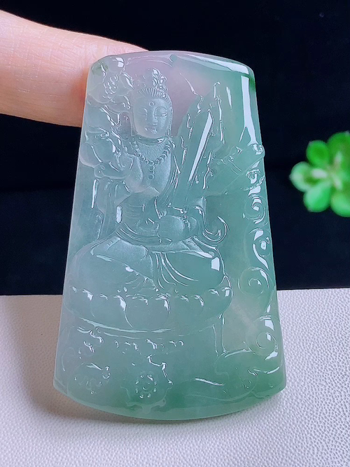 虚空藏菩萨，无裂，尺寸60.5/35.5/4.5/编号au 21